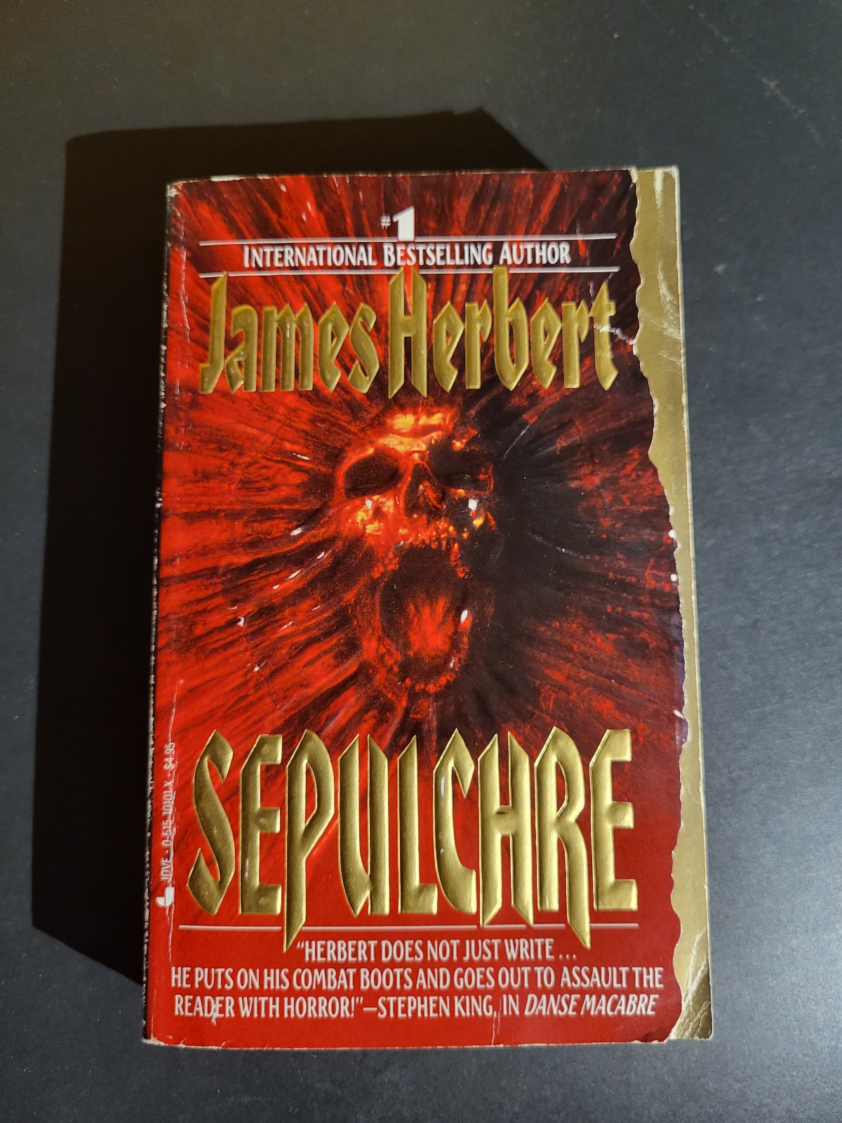 Sepulchre by James Herbert 1989 Jove Horror Paperback