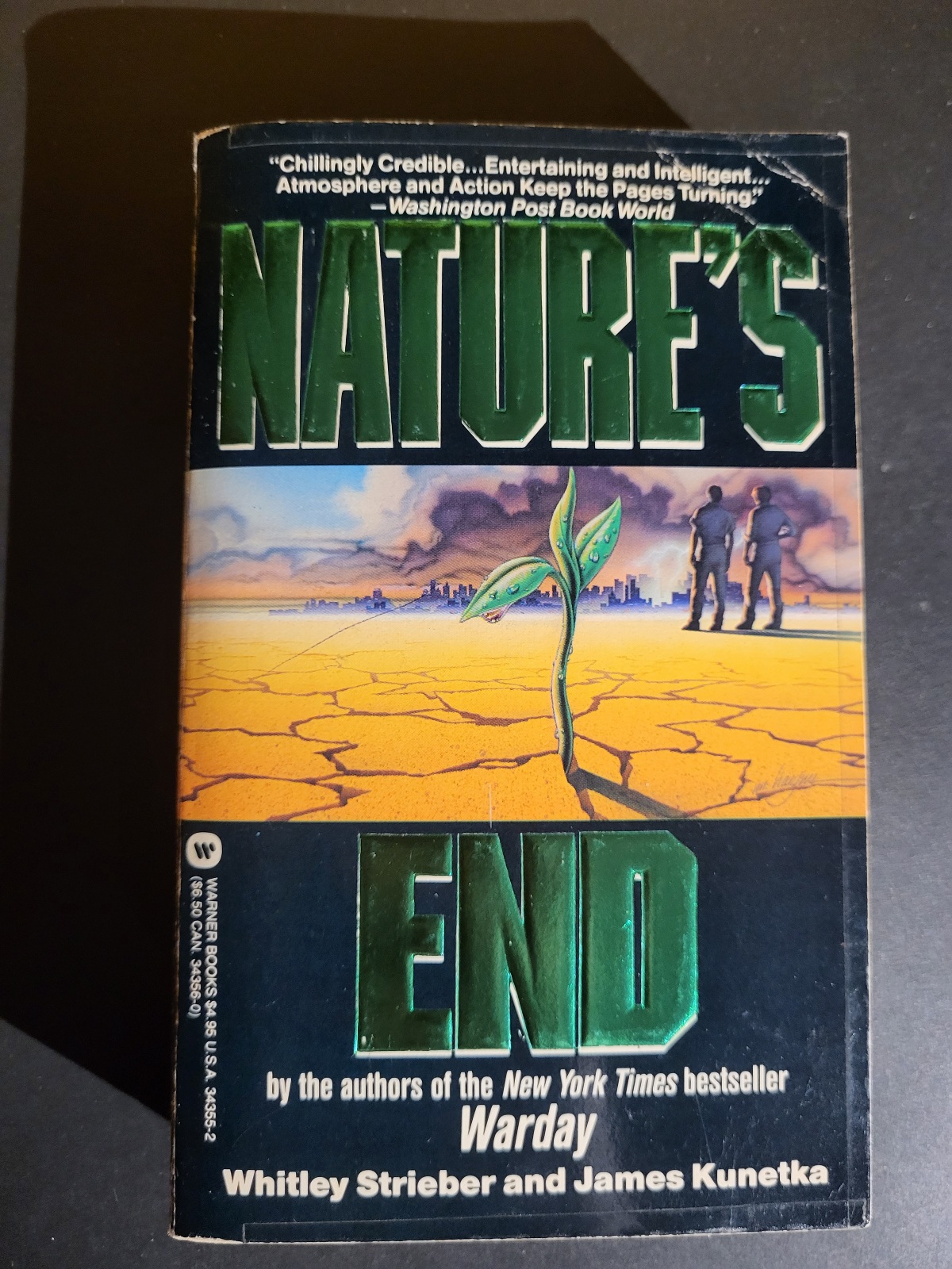 Nature's End by Whitley Strieber & James Kunetka 1987 Warner Books Horror Paperback