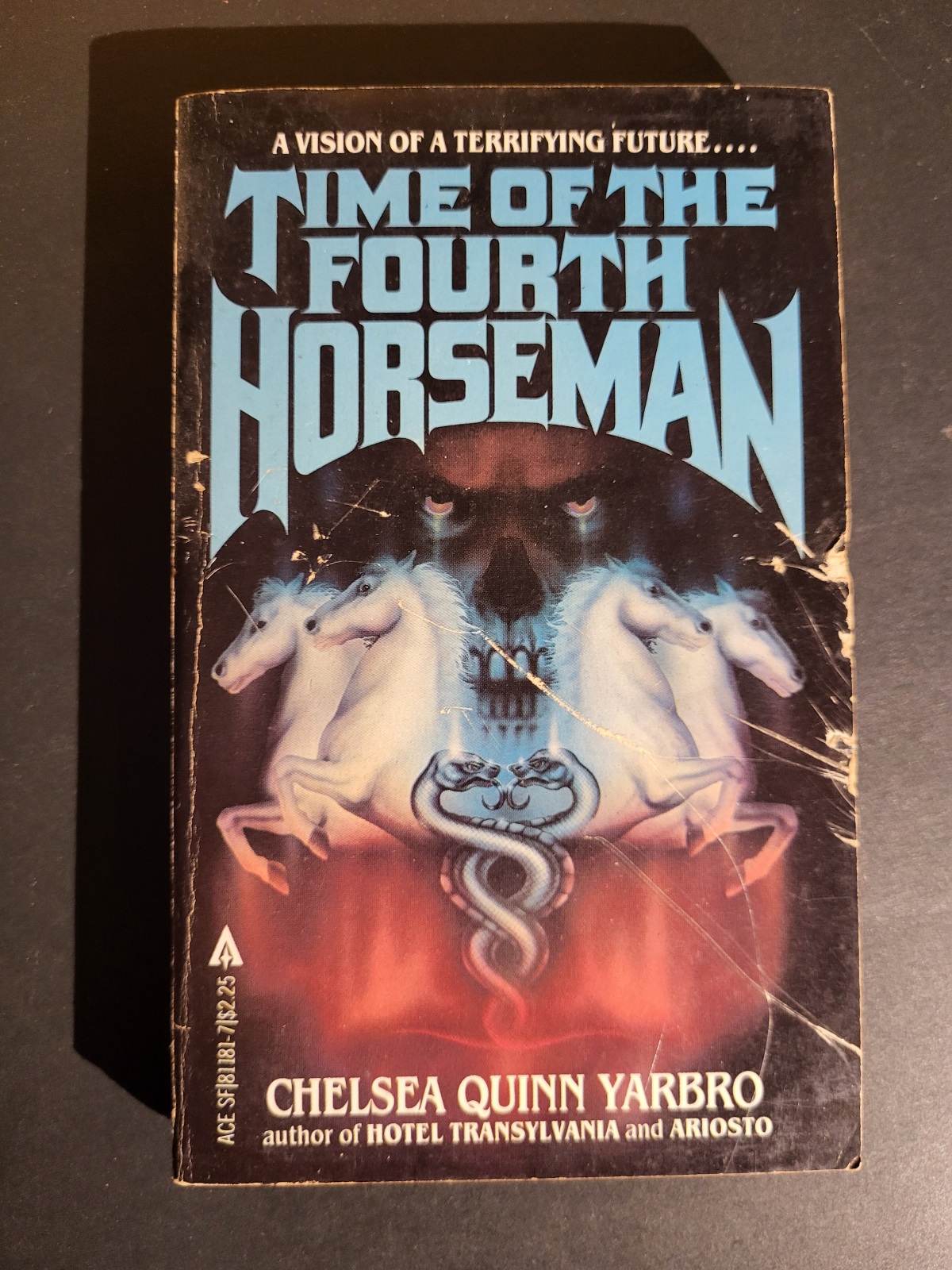 Time of the Fourth Horseman by Chelsea Quinn Yarbro 1981 Ace Horror Paperback