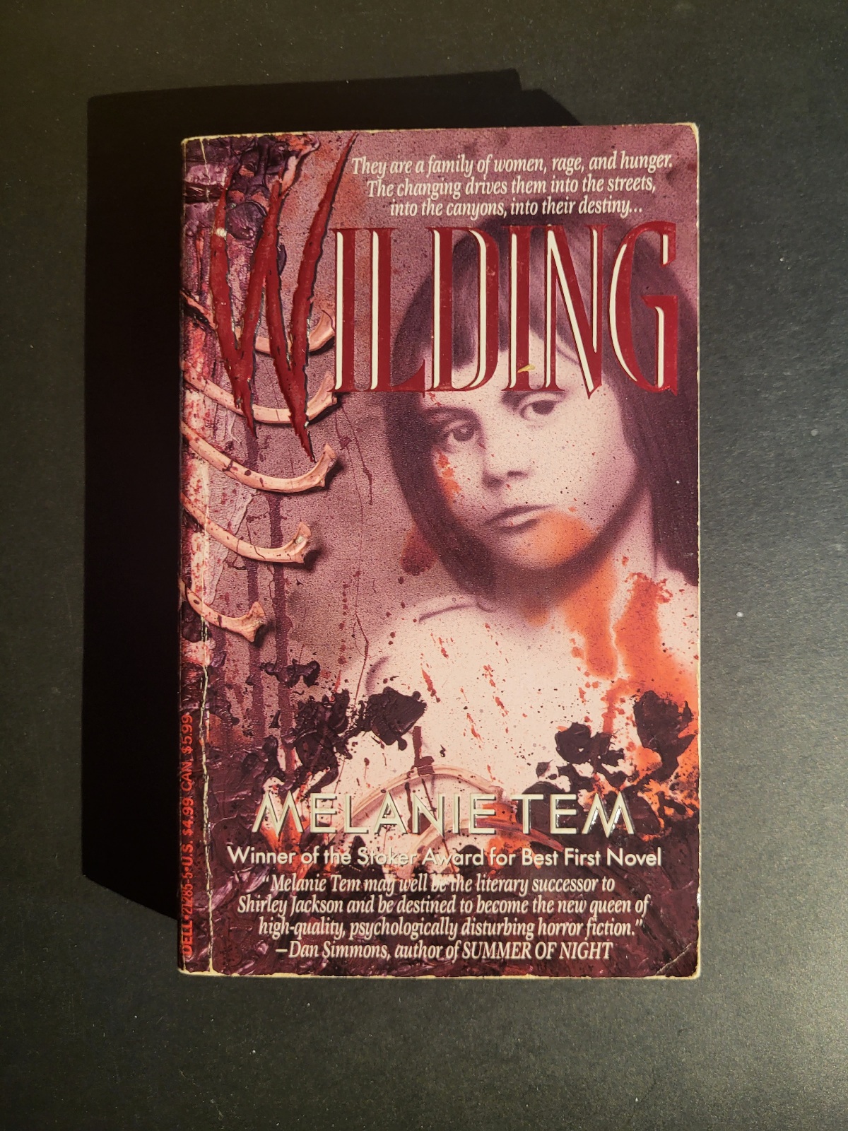 Wildling by Melanie Tem SIGNED Dell Abyss Horror Paperback 1992