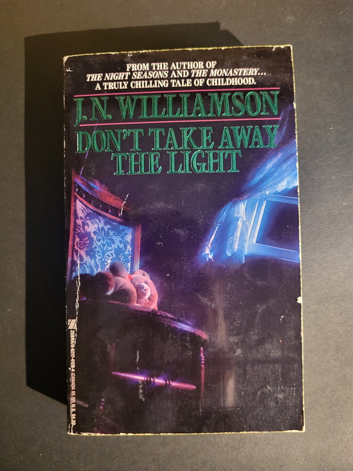 Don't Take Away the Light by J. N. Williamson Zebra Horror 1993 Paperback