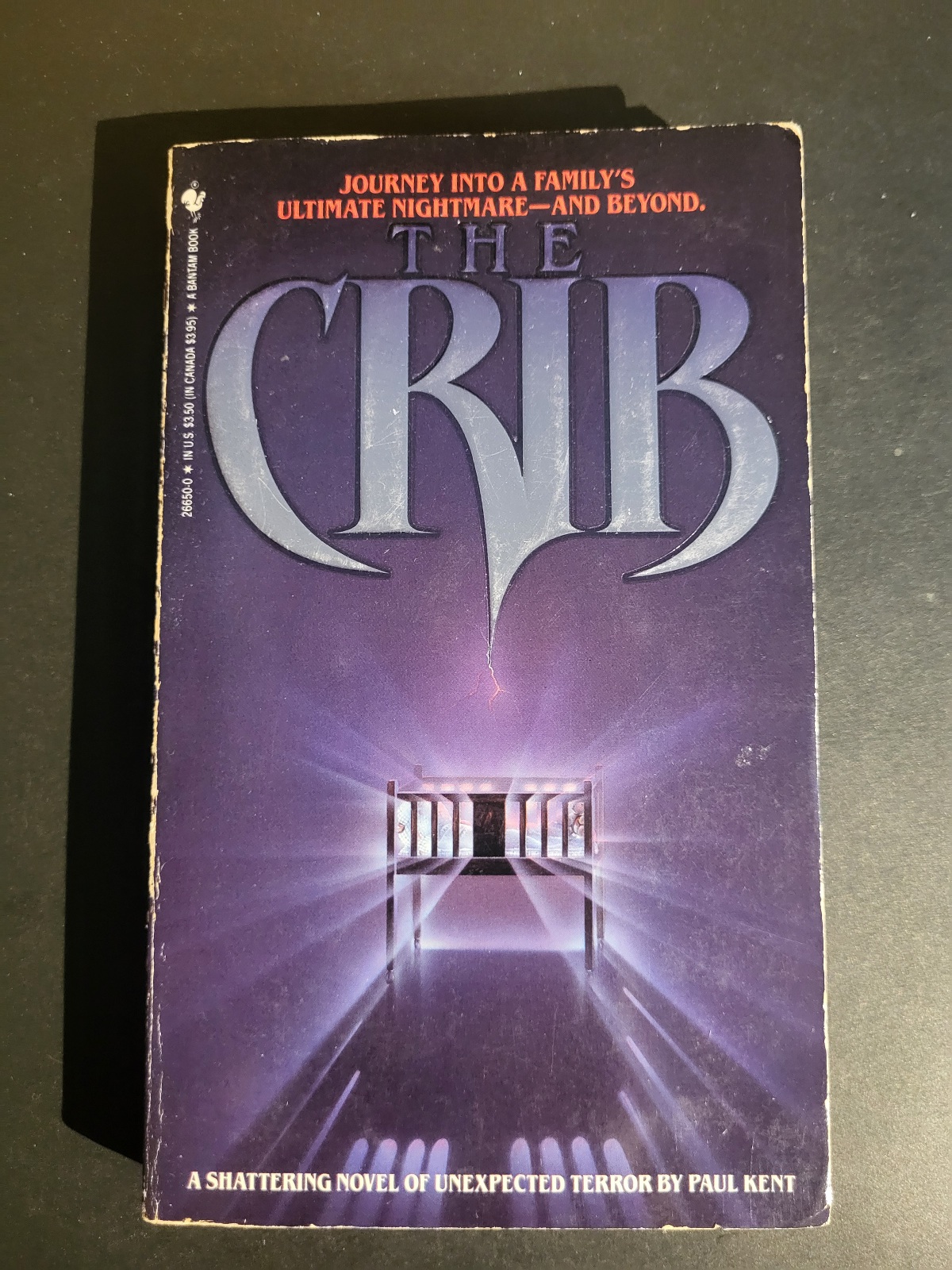 The Crib by Paul Kent 1987 Bantam Books Horror Paperback