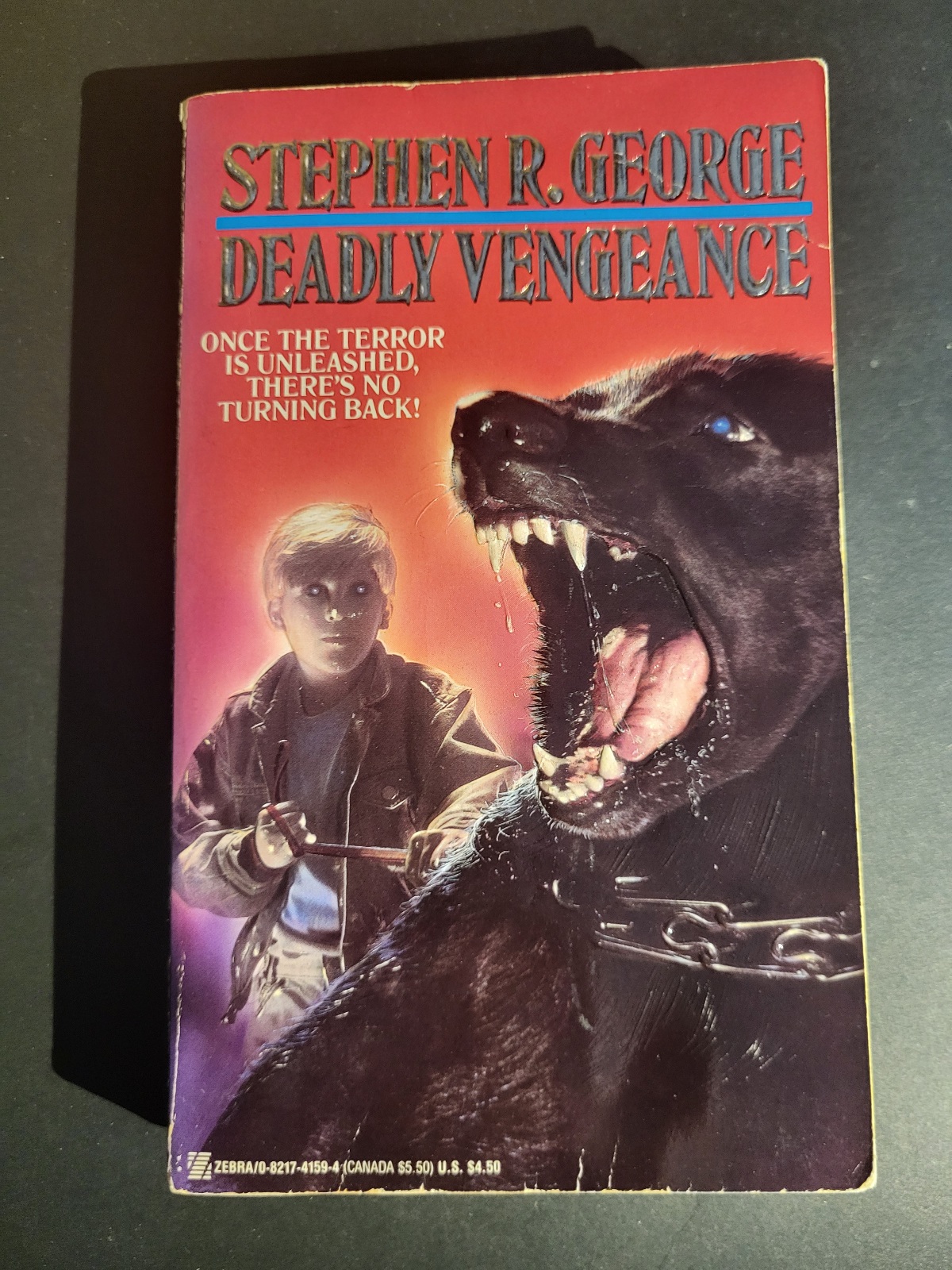 Deadly Vengeance by Stephen R. George 1993 Zebra Horror Paperback