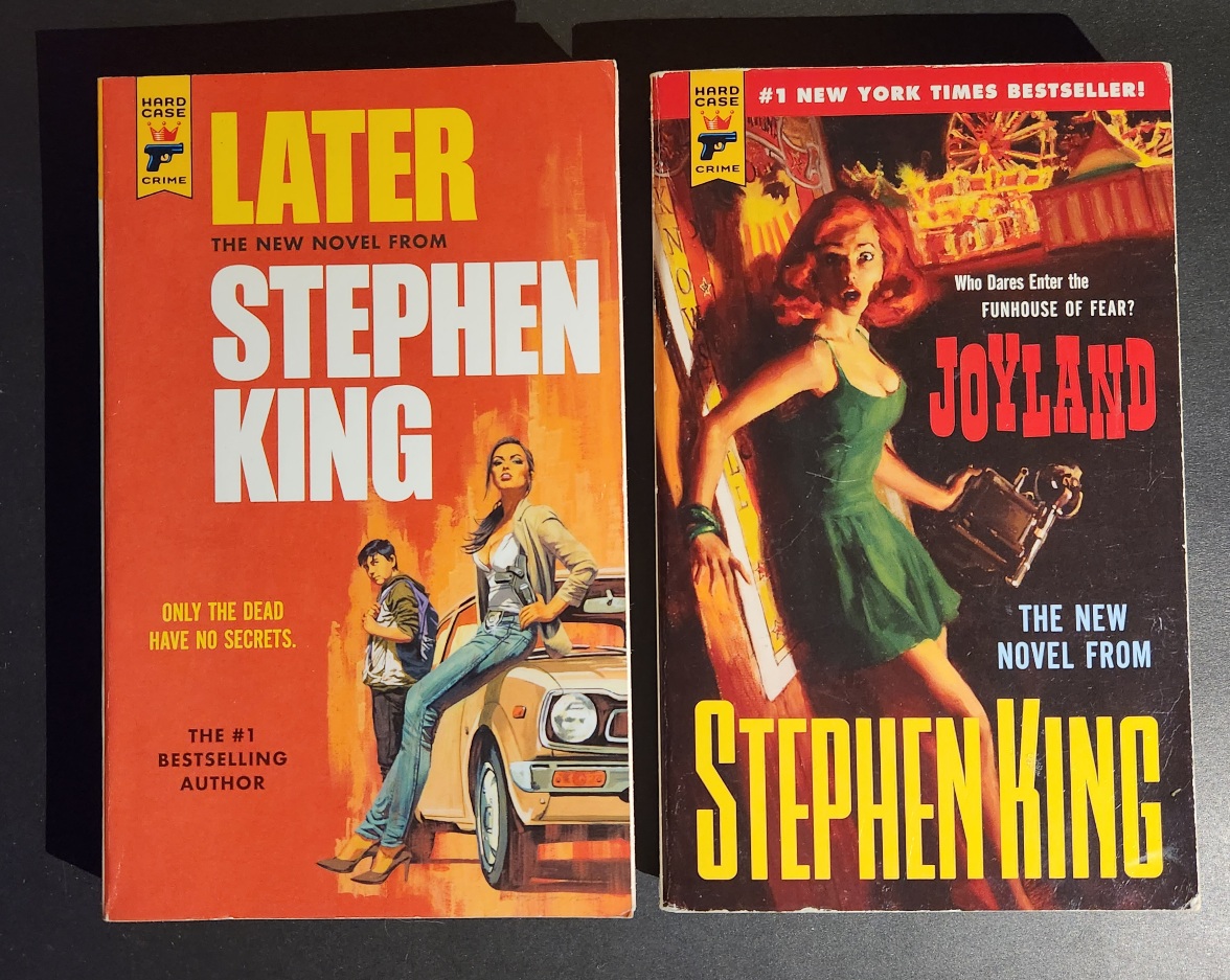 Stephen King 'Later' & 'Joyland' Hard Case Crime Paperbacks Set
