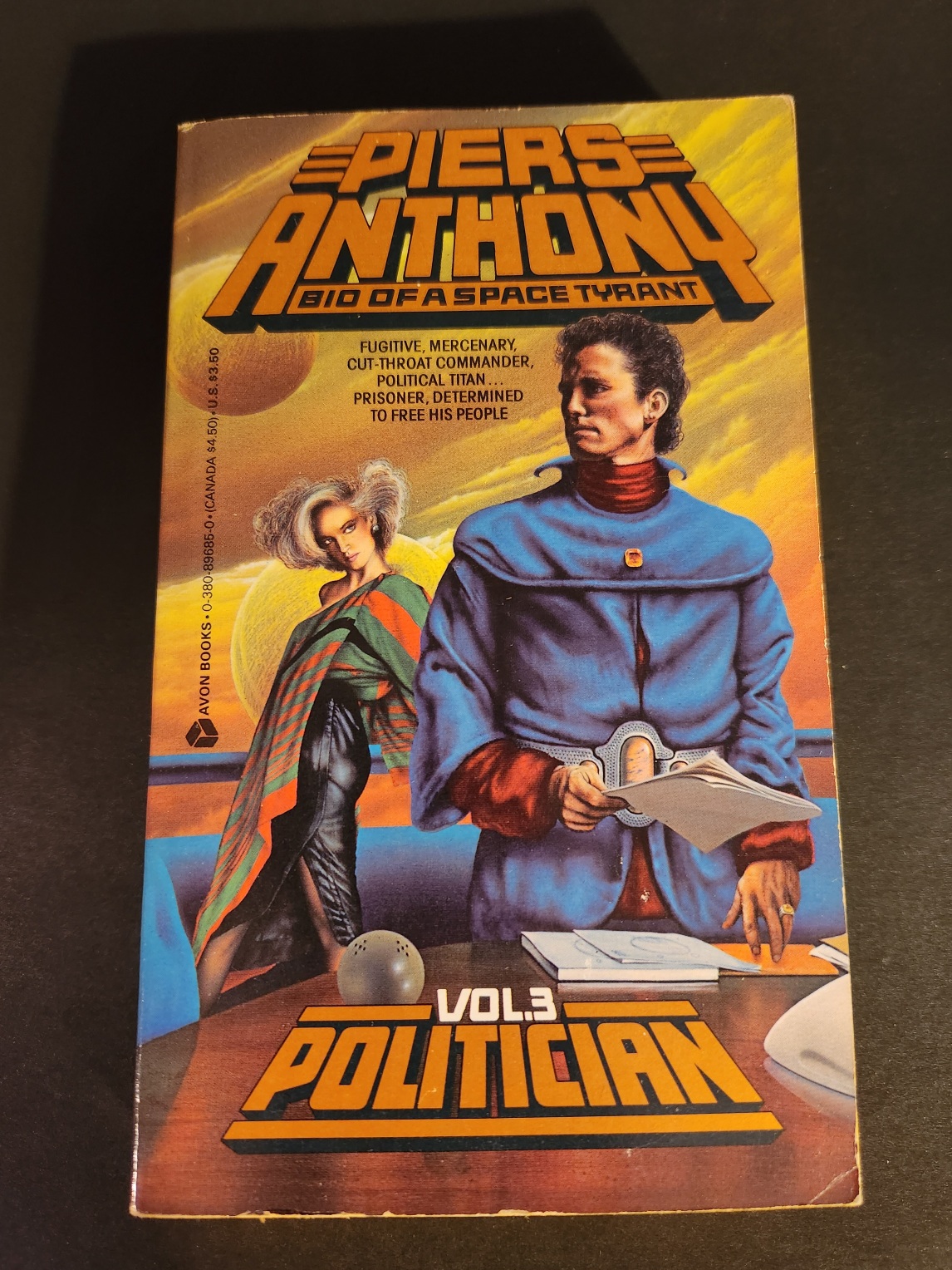 Bio Of a Space Tyrant by Piers Anthony Vol 3 Politician 1985