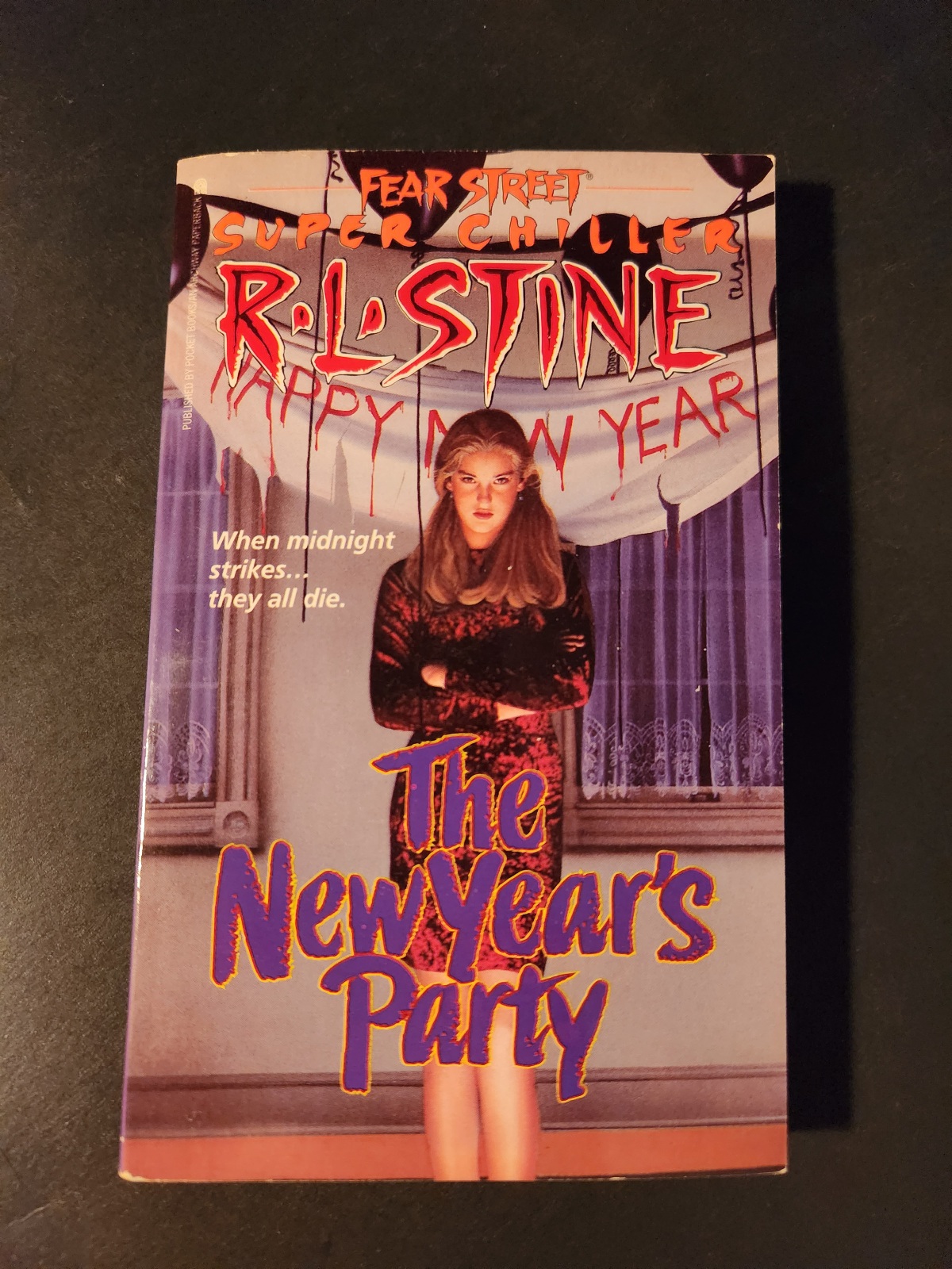 The New Year's Party by R.L. Stine Fear Street Super Chiller 1995 1st Printing