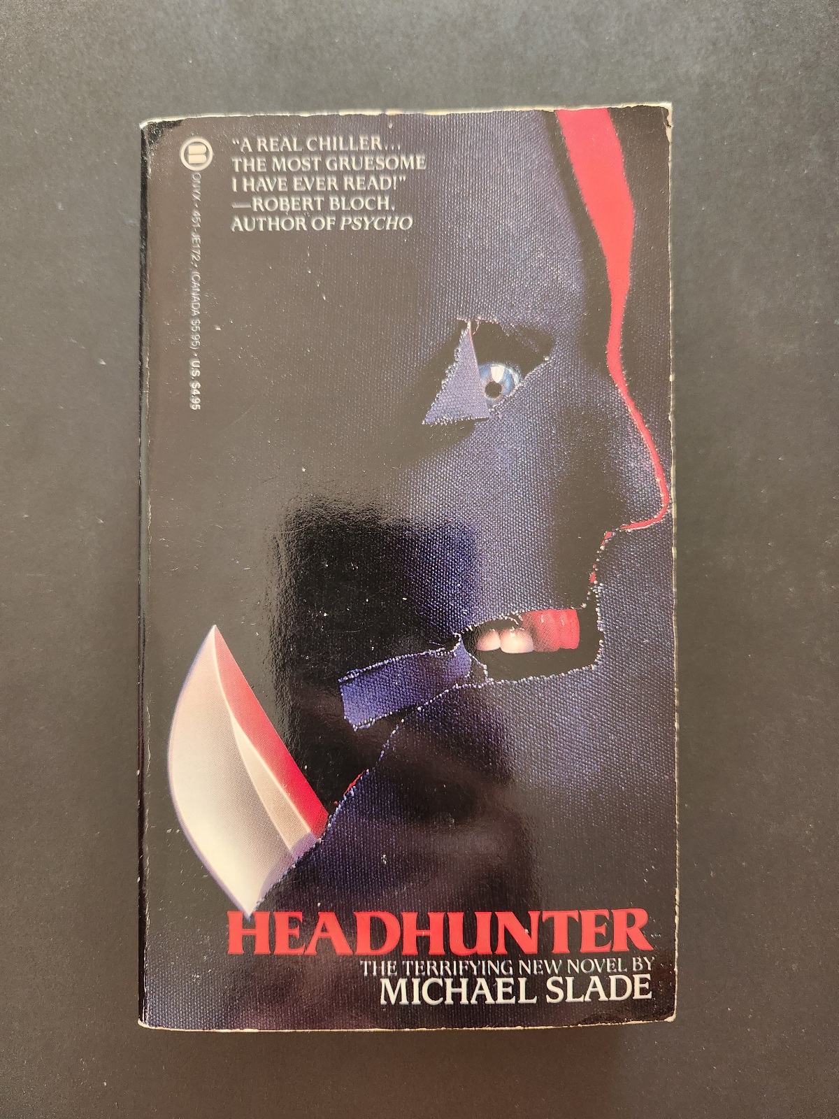 Headhunter by Michael Slade Onyx Horror 1986 Paperback