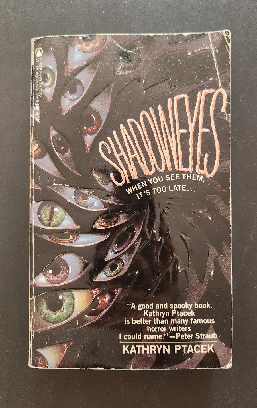 Shadoweyes by Kathryn Ptacek Tor Horror 1984 Paperback