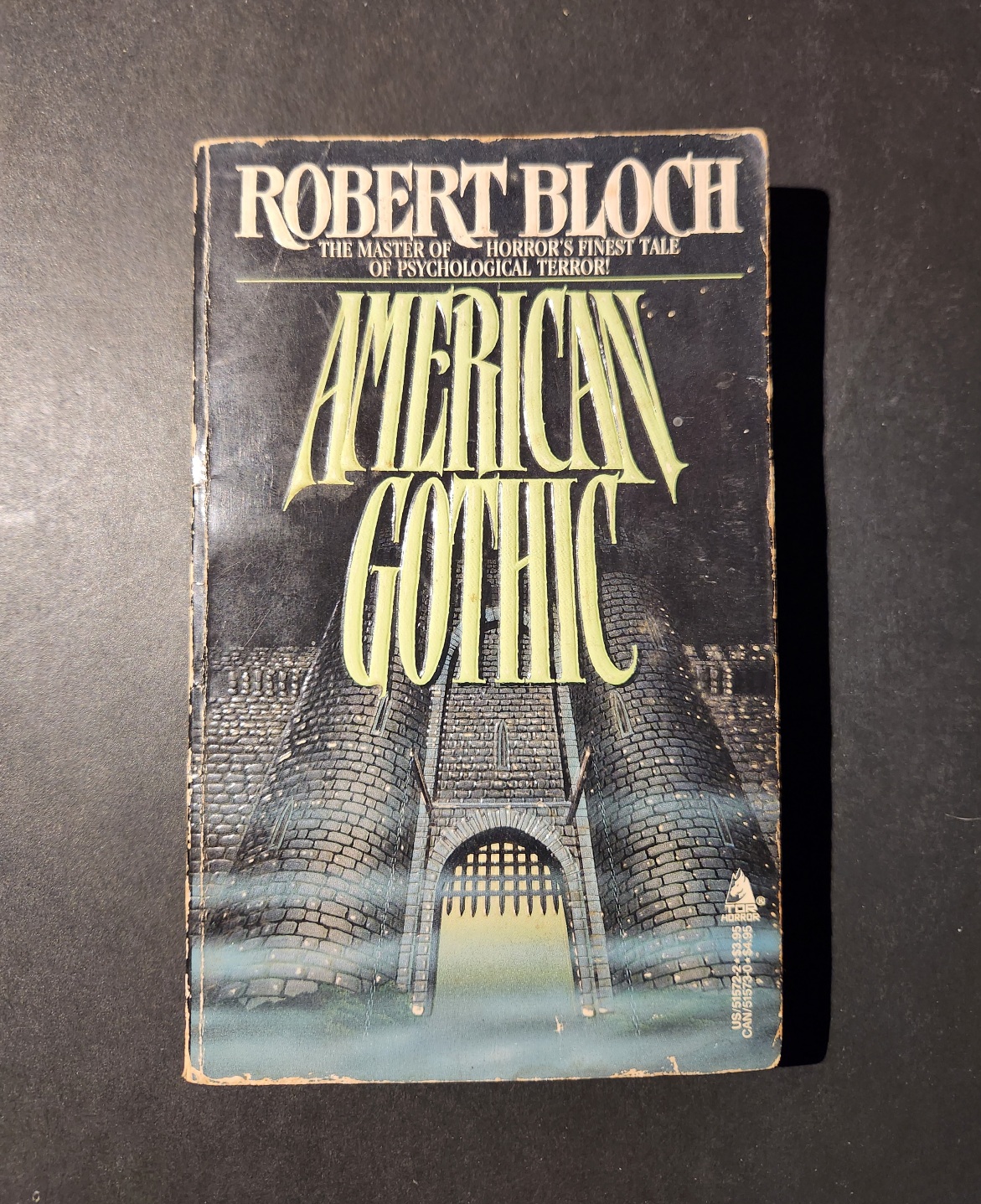 American Gothic by Robert Bloch 1987 Tor 1st Printing Horror Paperback