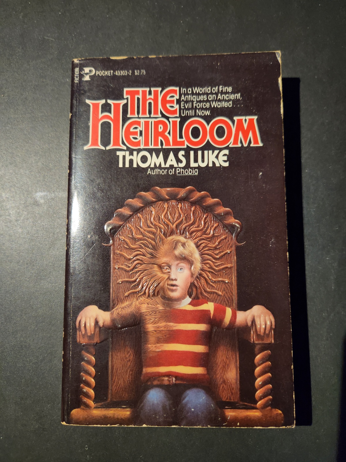 The Heirloom by Thomas Luke 1982 Pocket Book Horror Paperback