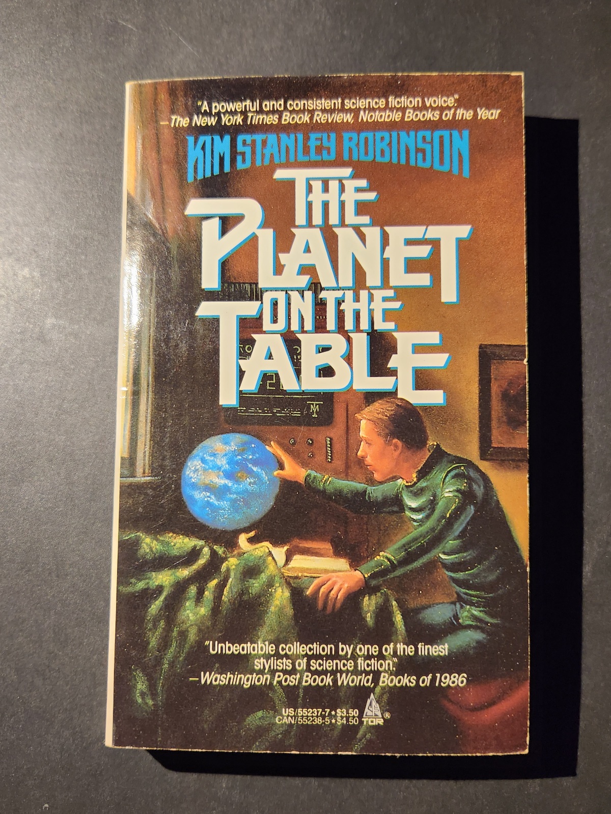 The Planet on the Table by Kim Stanley Robinson 1987 Tor Science Fiction Paperback