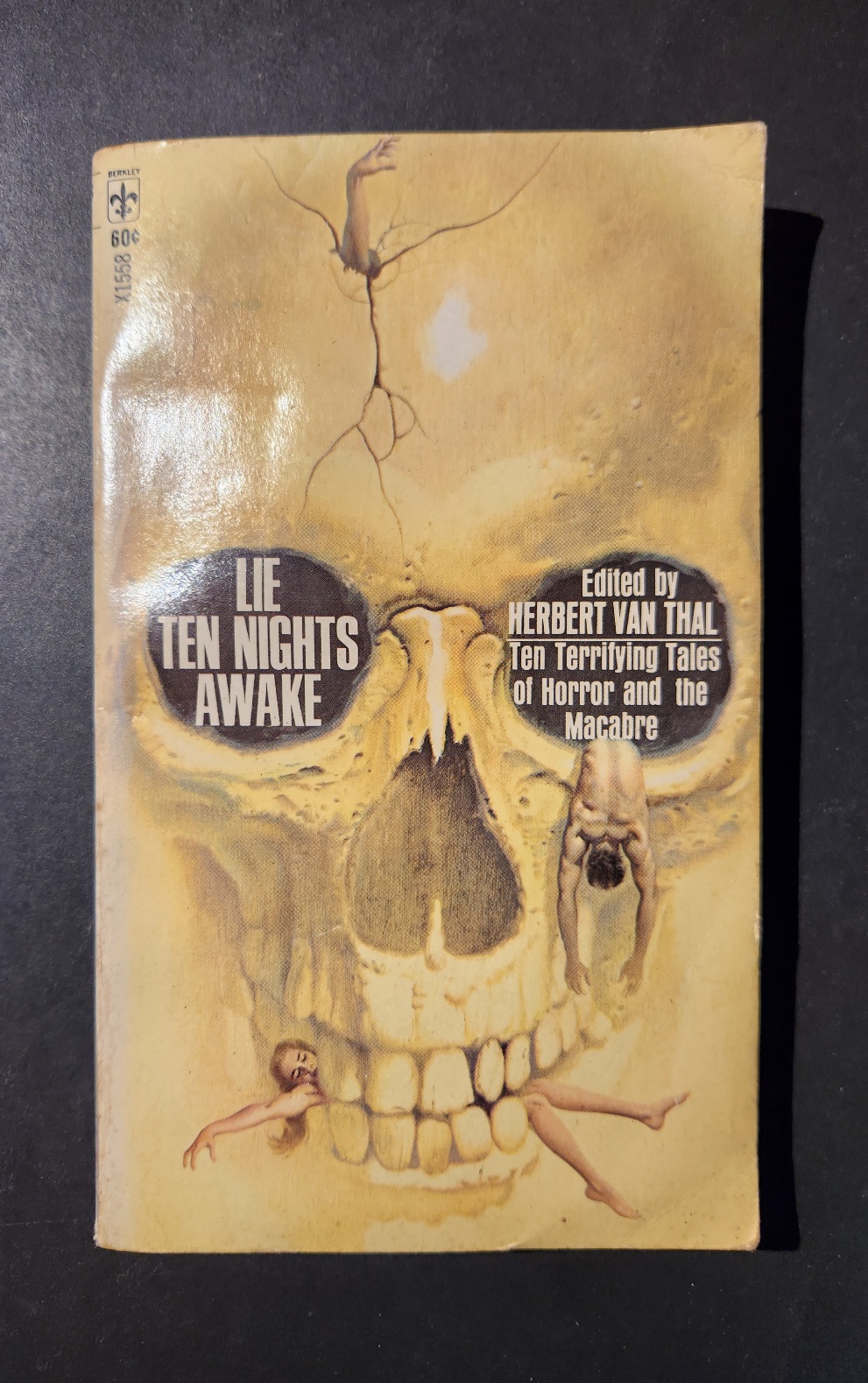 Lie Ten Nights Awake edited by Herbert Van Thal 1968 Berkley Medallion Horror Paperback