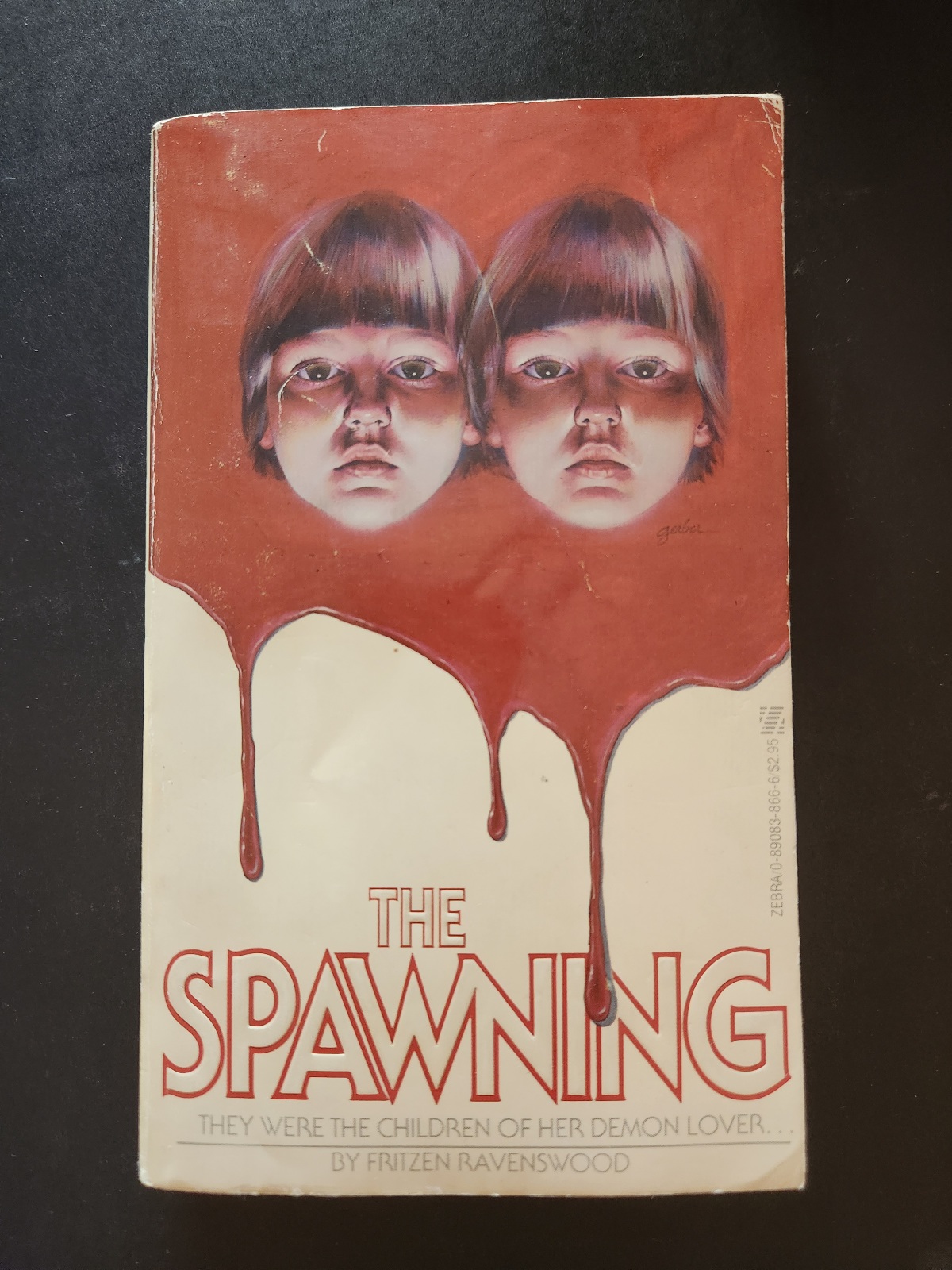 The Spawning by Fritzen Ravenswood 1981 Zebra Horror Paperbacks from Hell