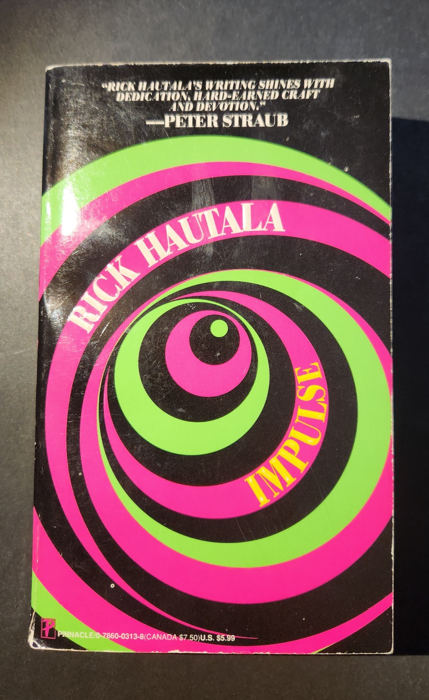 Impulse by Rick Hautala 1996 Pinnacle Horror Paperback