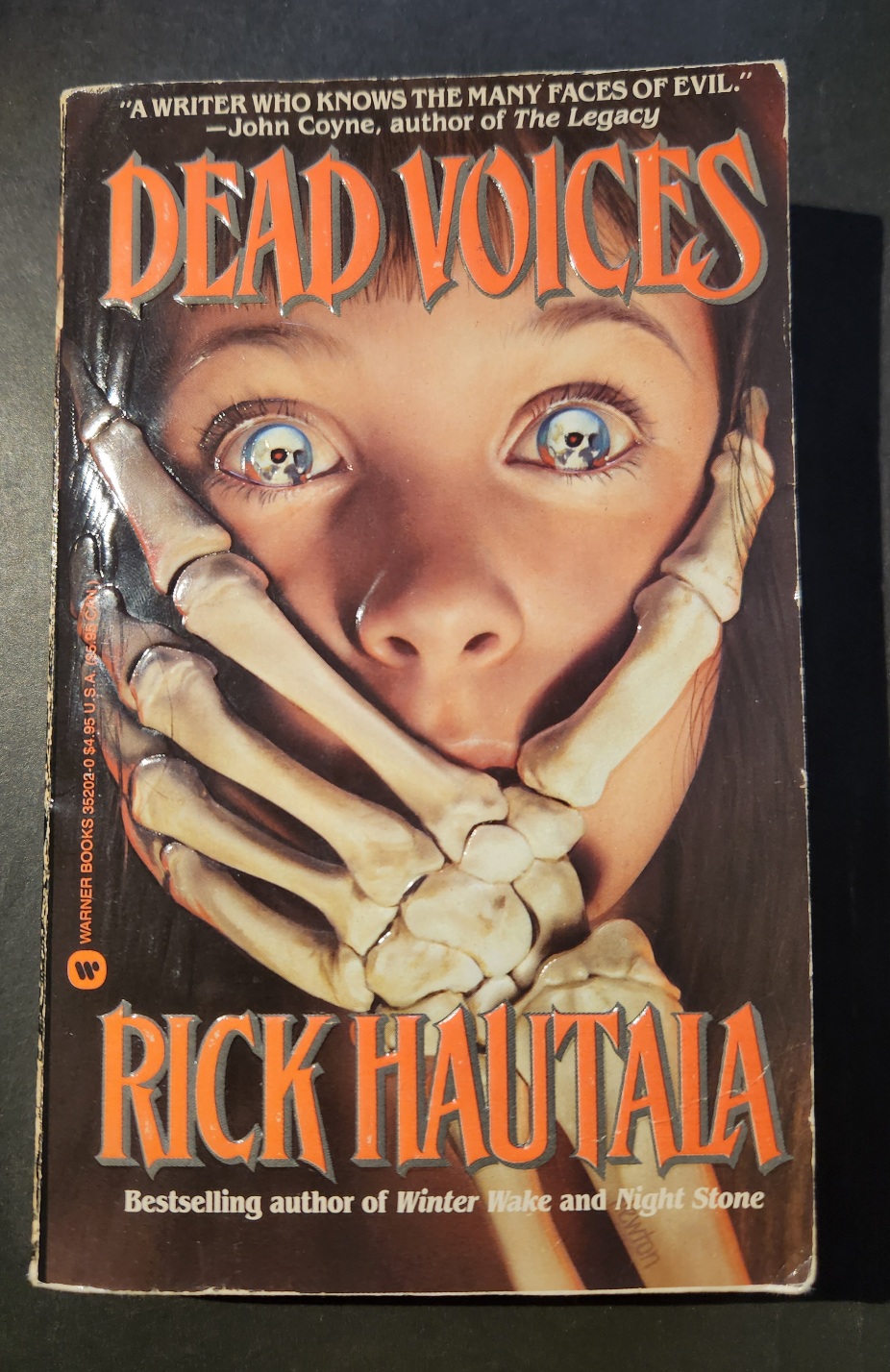 Dead Voices by Rick Hautala 1990 Warner Books Horror Paperback