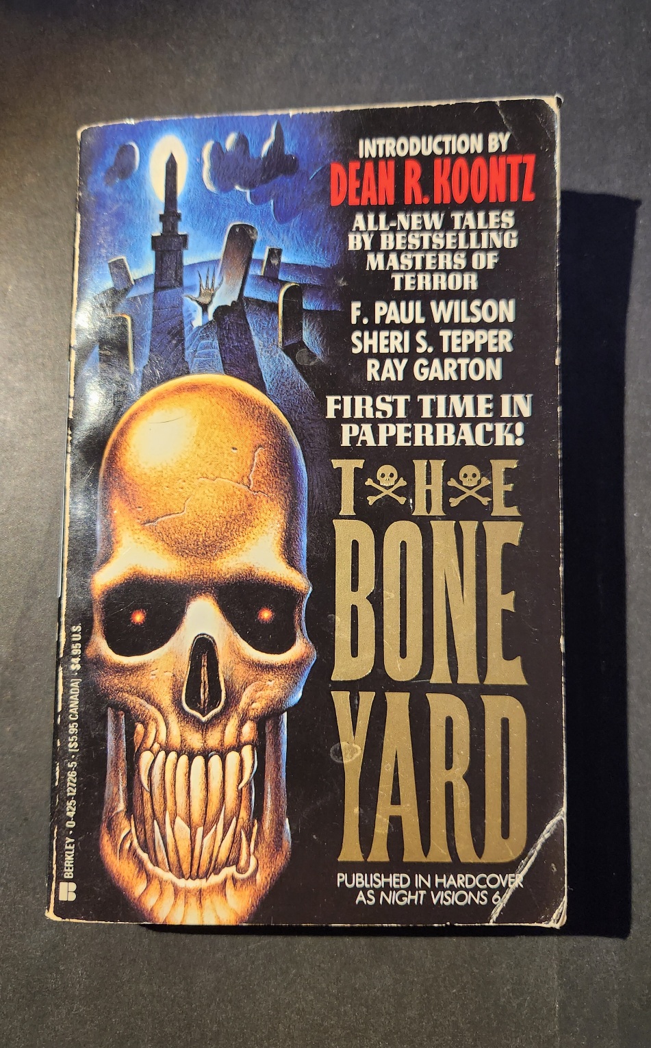 The Bone Yard intro by Dean Koontz Berkley Horror Anthology 1991 Paperback