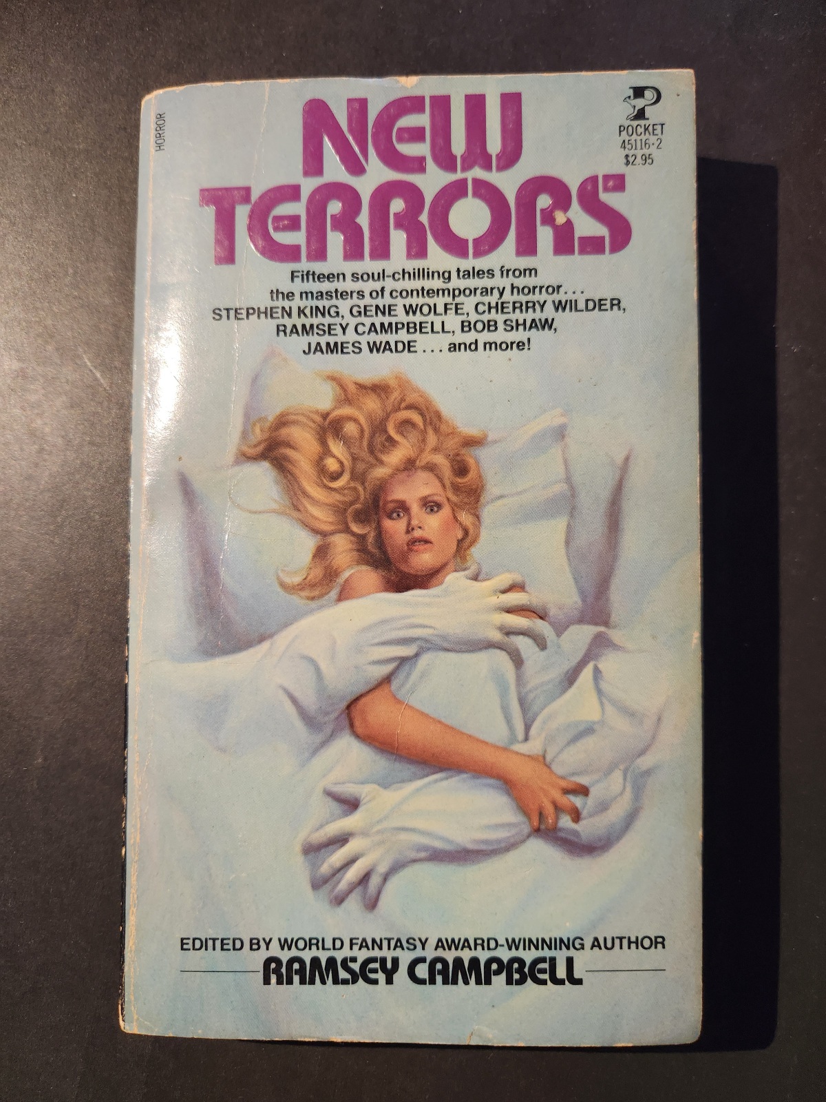 New Terrors edited by Ramsey Campbell Pocket Books 1982 Horror Anthology Paperback