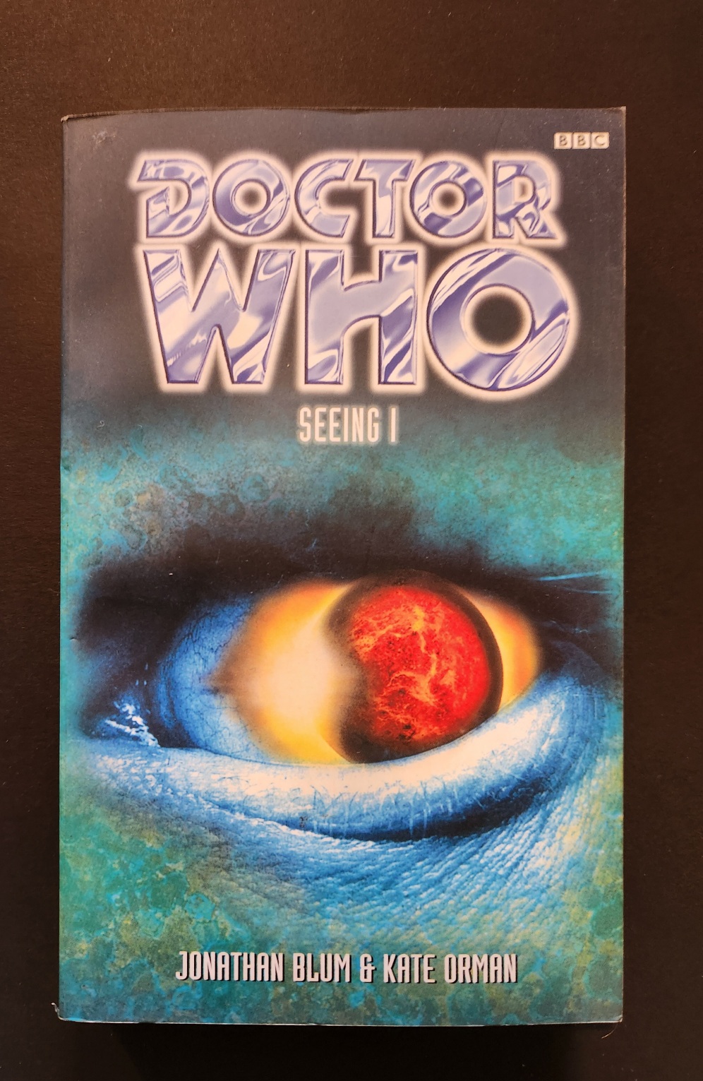 BBC DOCTOR WHO: SEEING I BY JONATHAN BLUM & KATE ORMAN 1998 UK EDITION PAPERBACK