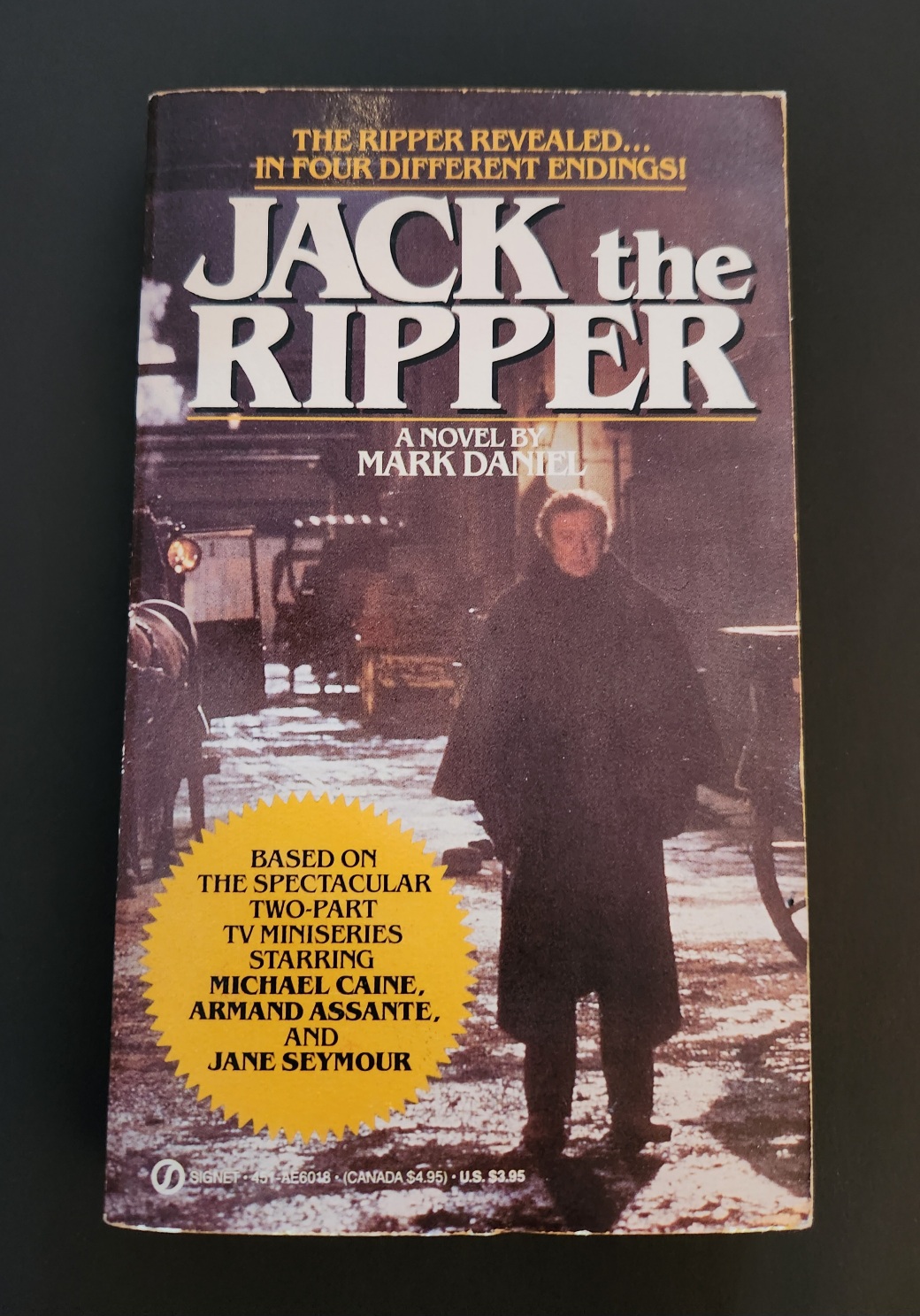 Jack the Ripper by Mark Daniel Signet 1988 Paperback