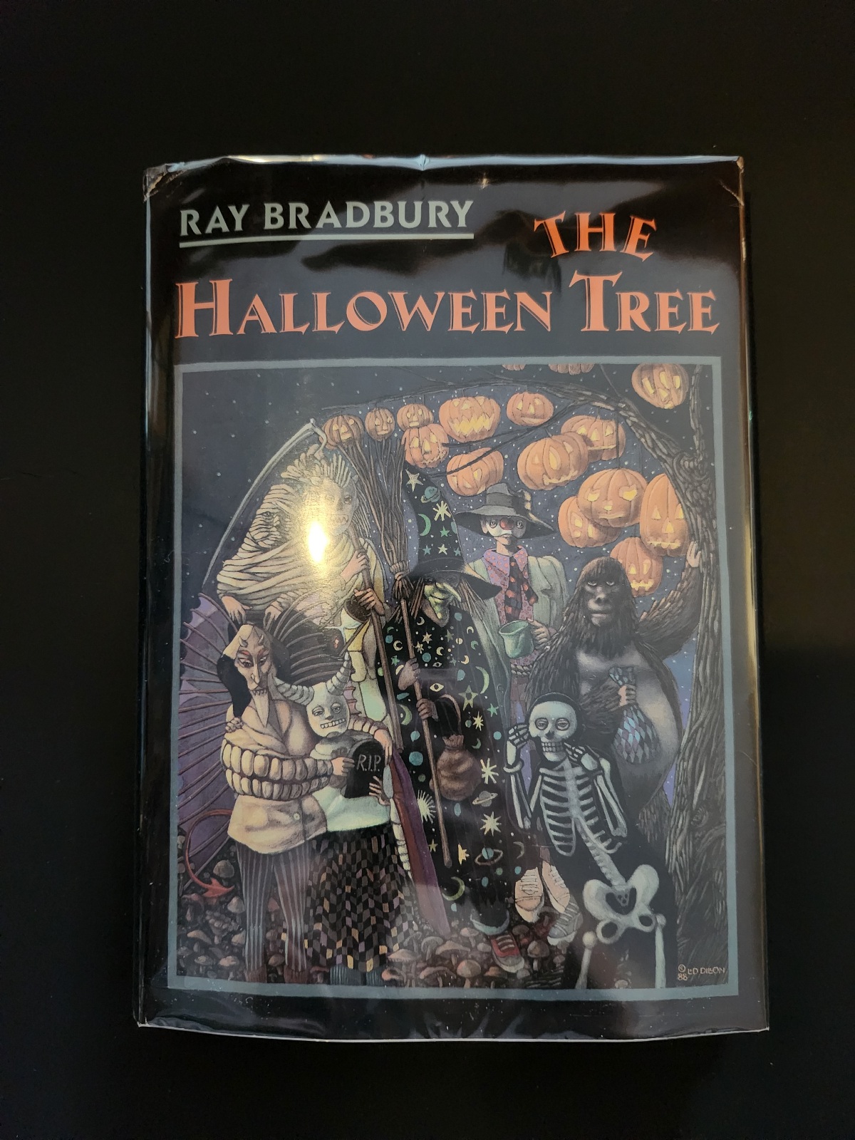 The Halloween Tree by Ray Bradbury 1988 Reprint of 1972 Illustrated by Joseph Mugnaini Knopf Hardcover