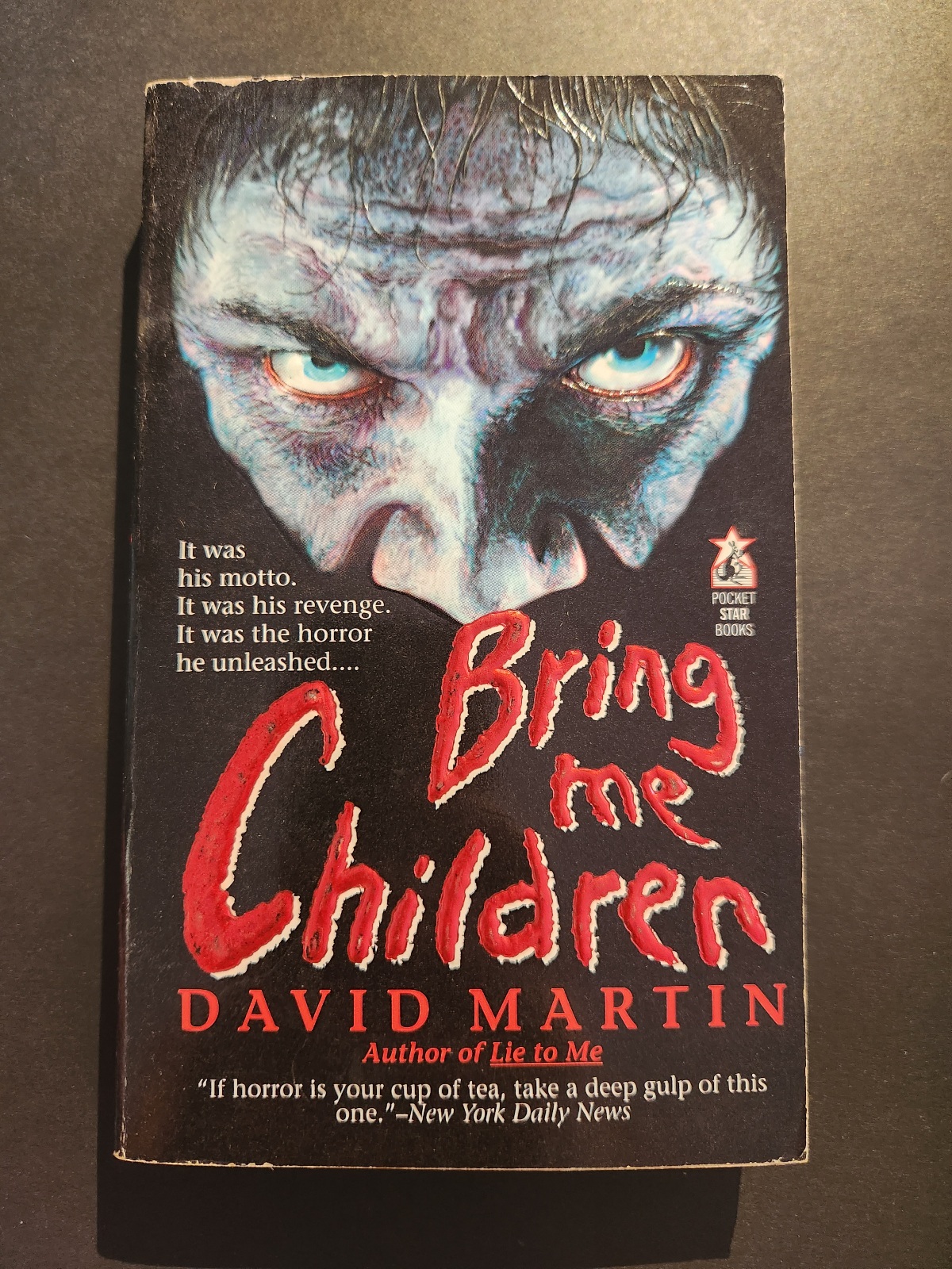 Bring Me Children by David Martin 1994 Pocket Books Horror Paperback