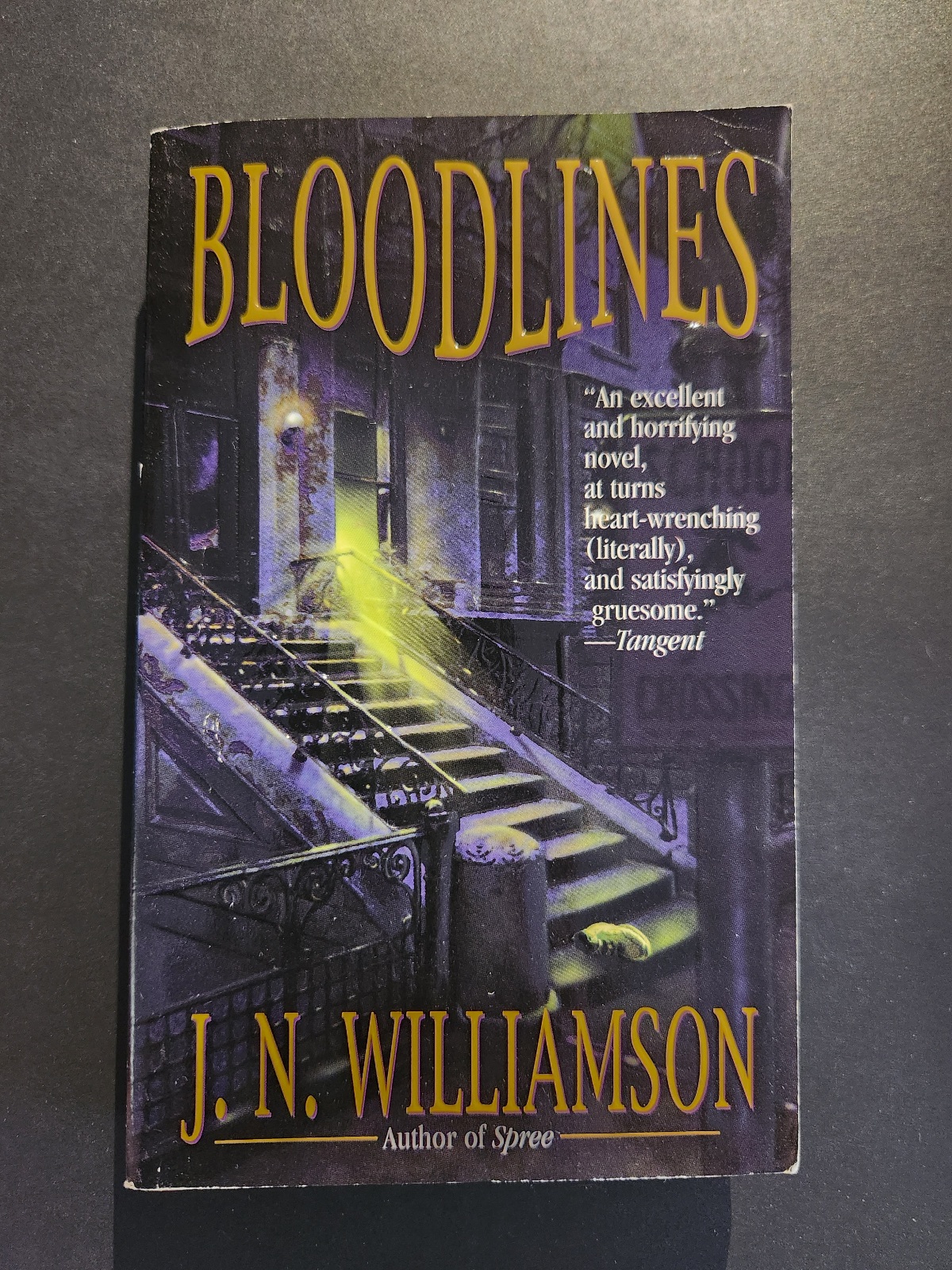 Bloodlines by J.N. Williamson 1998 Leisure Horror Paperback