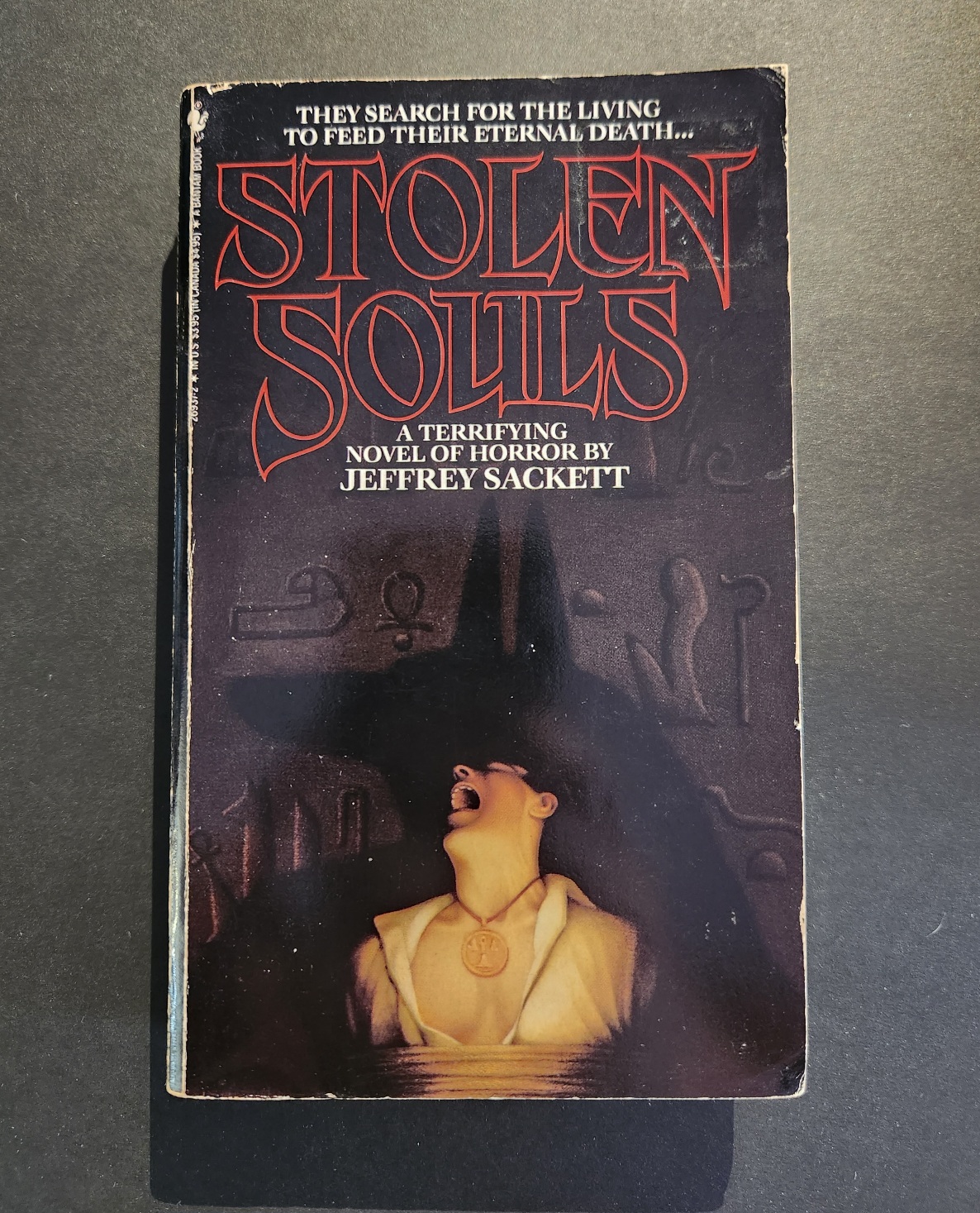 Stolen Souls by Jeffrey Sackett 1987 Bantam Books Horror Paperback