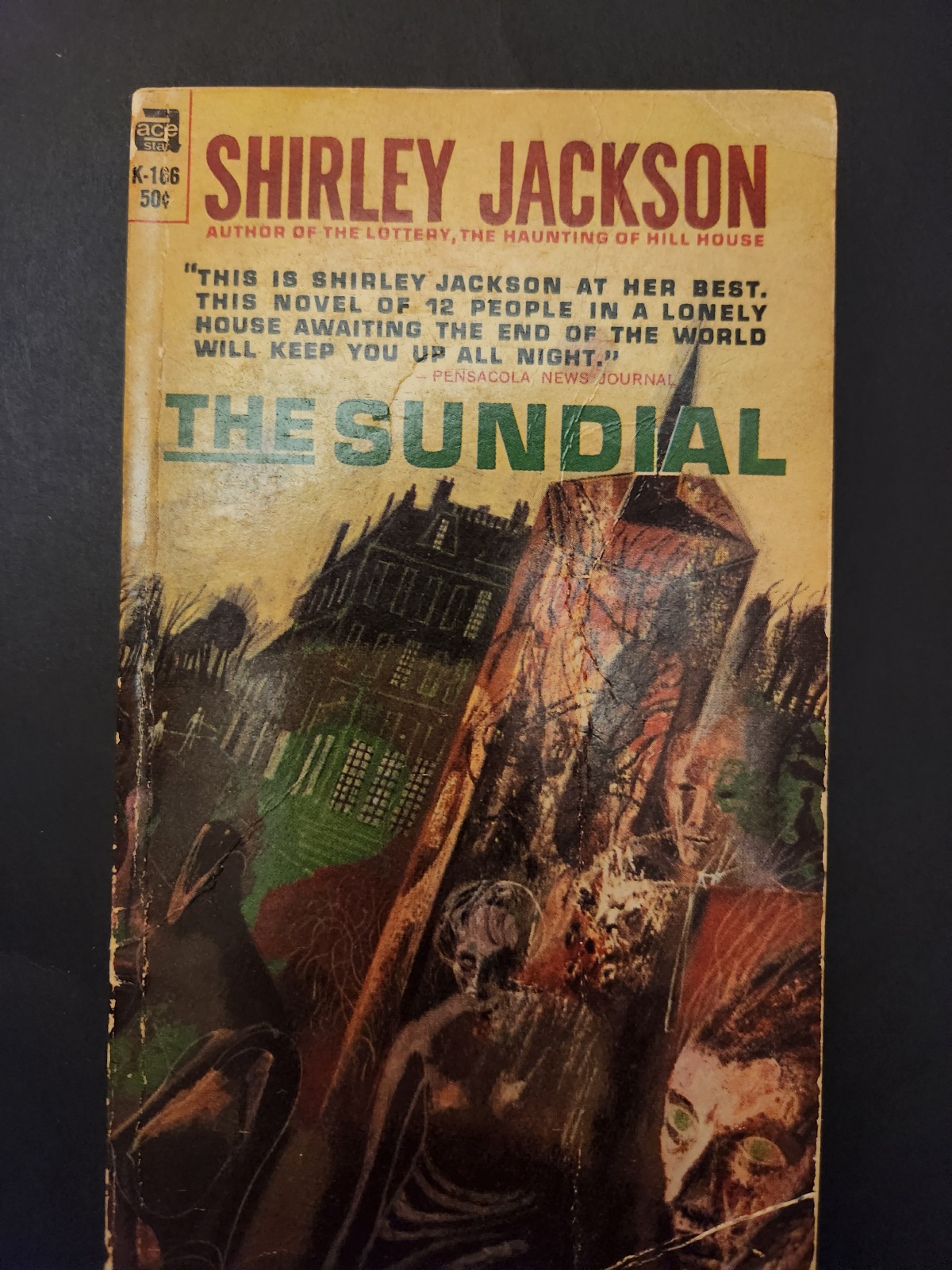 The Sundial by Shirley Jackson 1958 ACE K-166 Gothic Horror Paperback