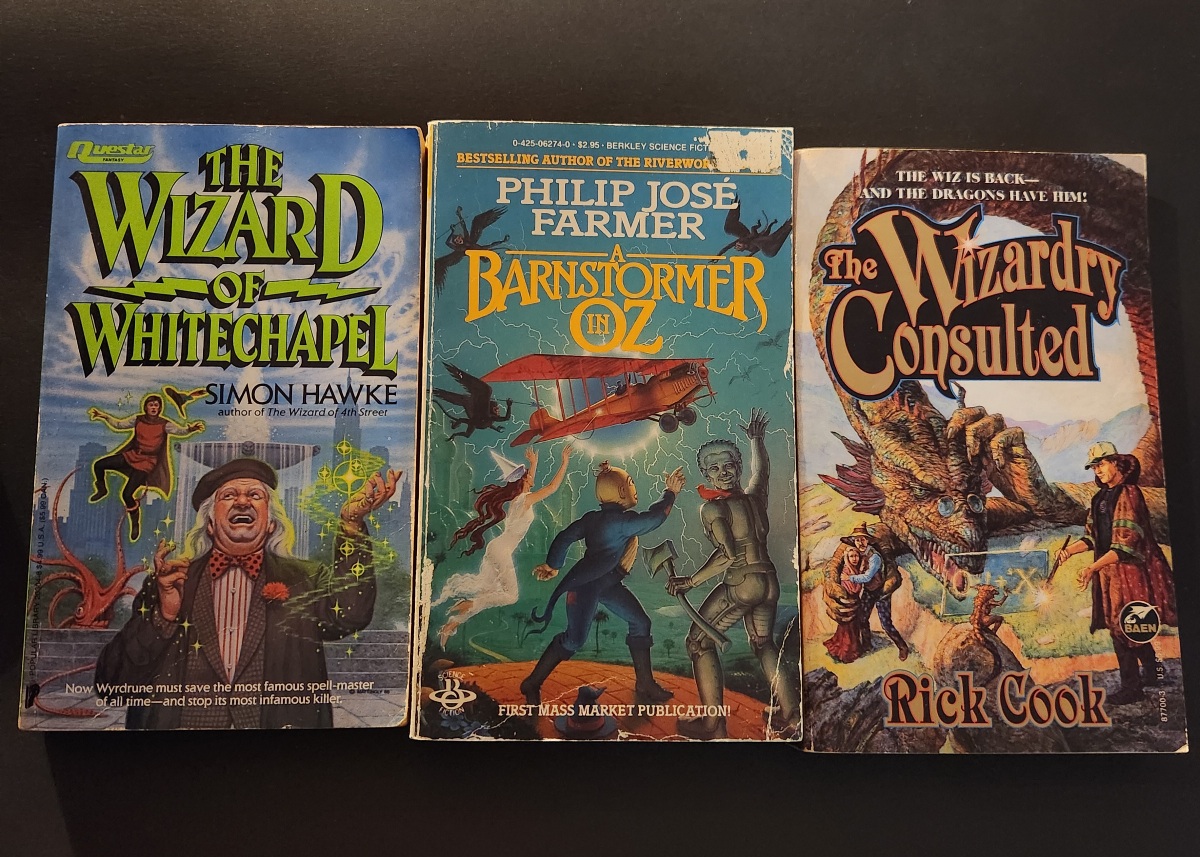 Fantasy Wizard 3 Book Set: Simon Hawke, Philip Jose Farmer, Rick Cook Paperbacks