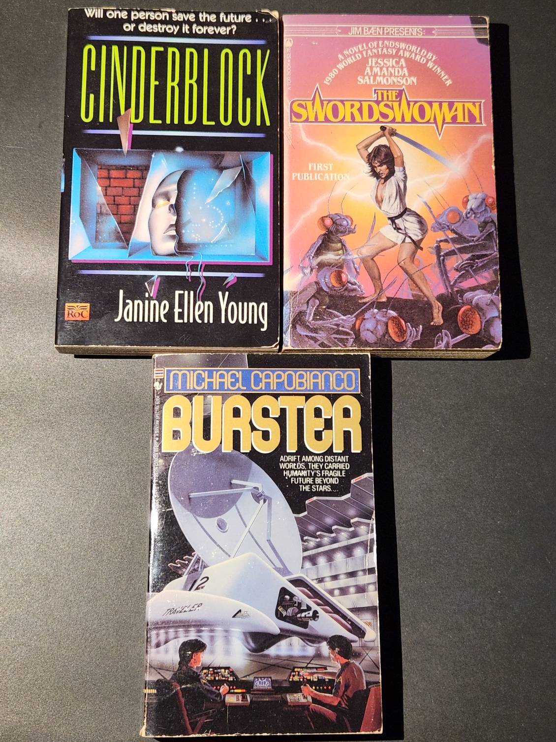 Science Fiction 3 Book Set: Michael Capobianco, Jessica Amanda Salmonson, Janine Ellen Young Paperbacks