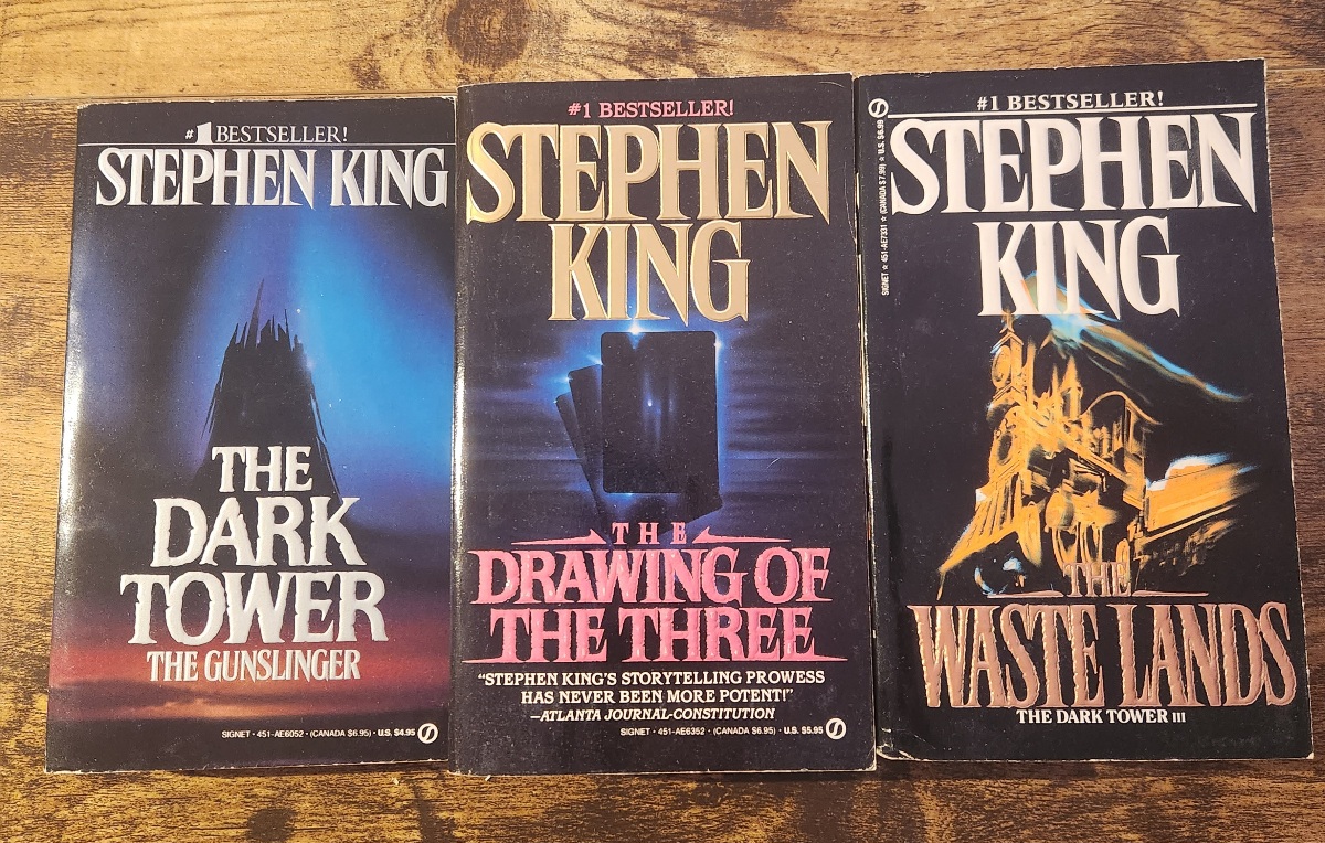 The Dark Tower I-III by Stephen King Trade Paperback Signet 1st Printing Matching Set