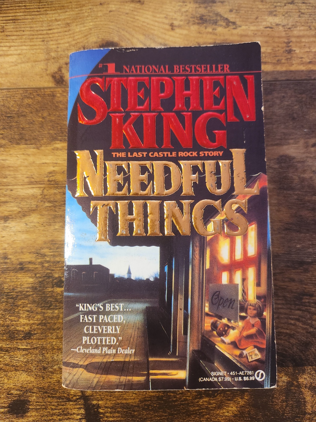 Needful Things by Stephen King 1992 Signet Trade Paperback