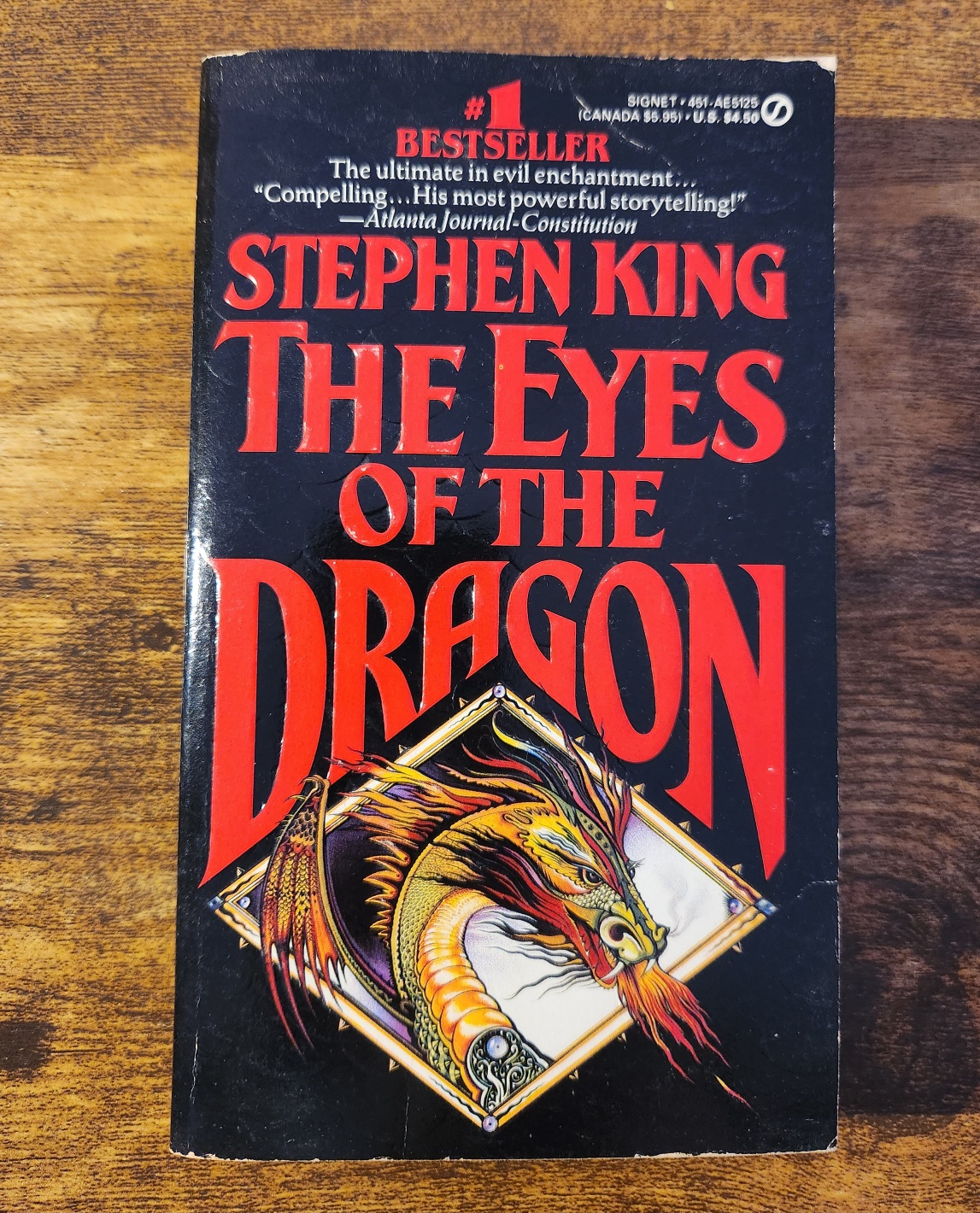 The Eyes of the Dragon by Stephen King Signet 1998 1st Printing Trade Paperback