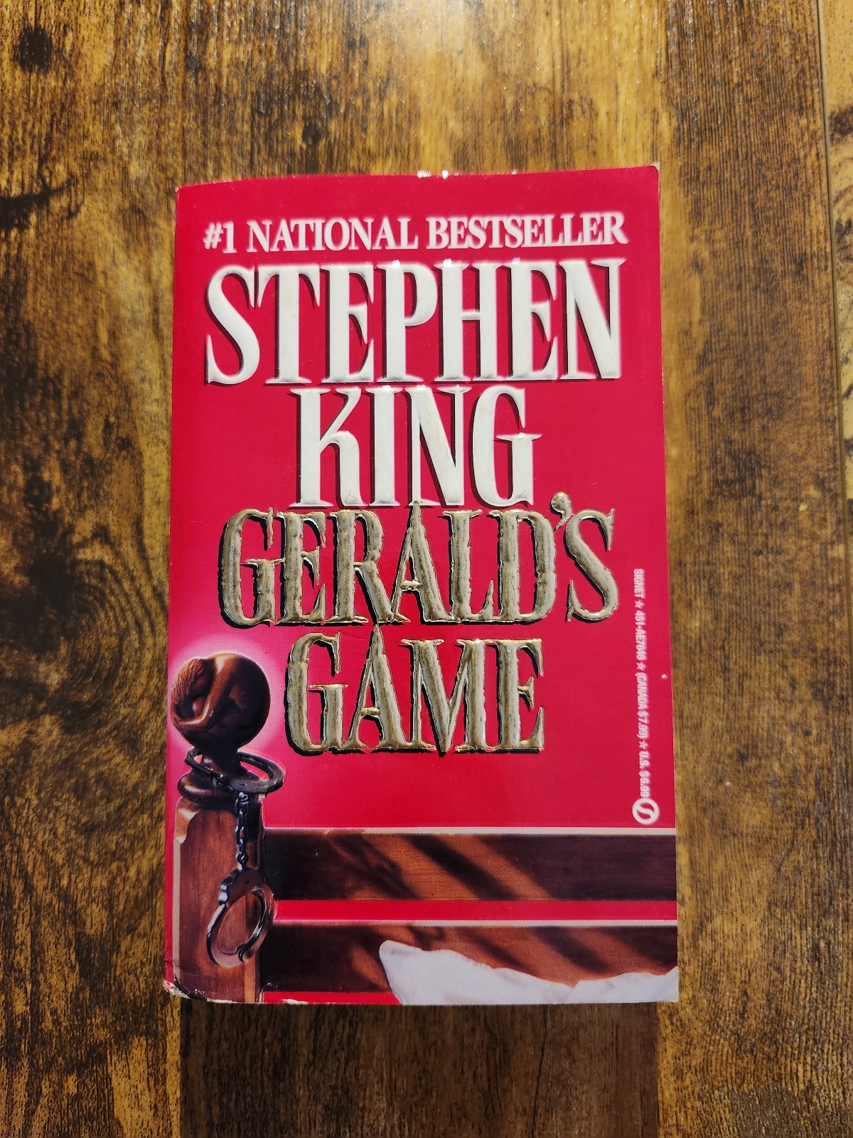 Gerald's Game by Stephen King Signet 1993 1st Trade Paperback Printing