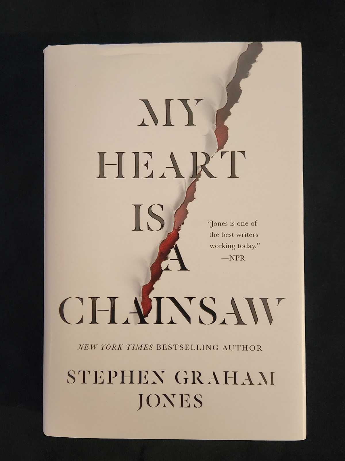 SIGNED My Heart Is A Chainsaw by Stephen Graham Jones Saga Press 2021