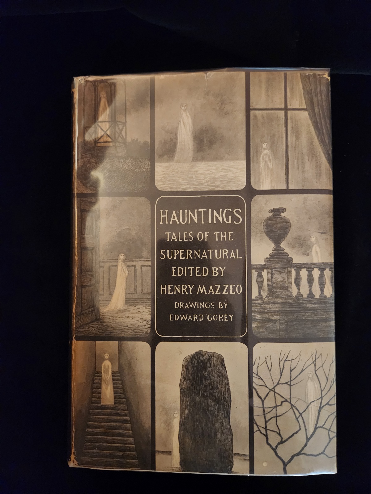 Hauntings Tales of the Supernatural Edited by Henry Mazzeo Illustrated by Edward Gorey 1968 Book Club Edition