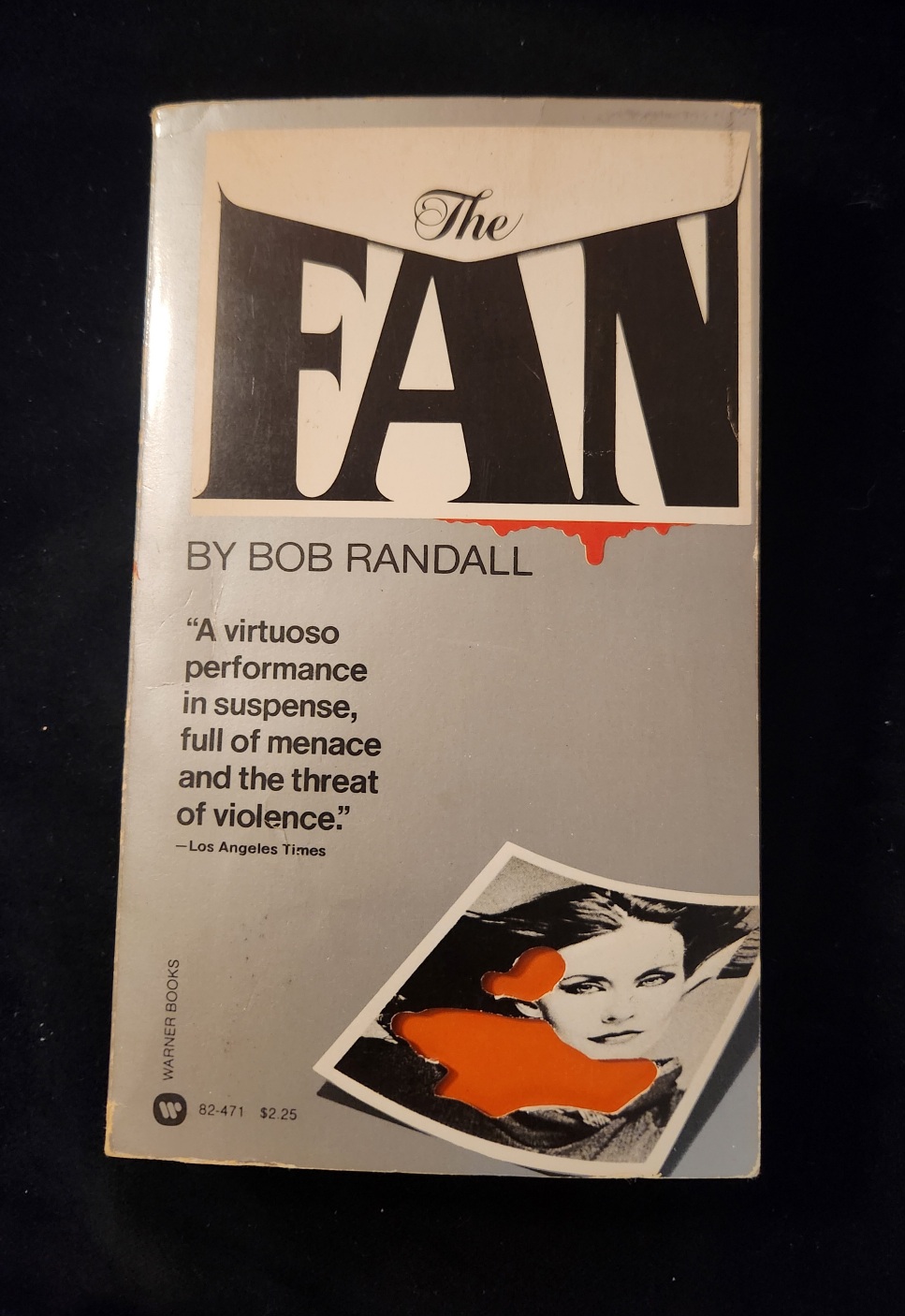 The Fan by Bob Randall 1978 Warner Bros Horror Paperback