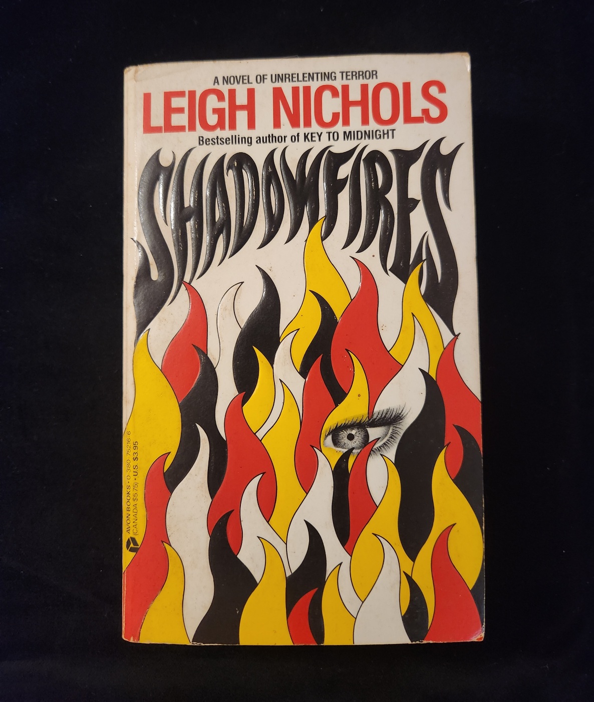 Shadowfires by Leigh Nichols (Dean Koontz) 1987 Avon 1st Printing Paperback