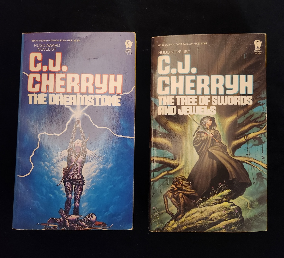 Arafel Set: The Dreamstone / The Tree of Swords and Jewels by C.J. Cherryh 1983 DAW Fantasy Paperbacks