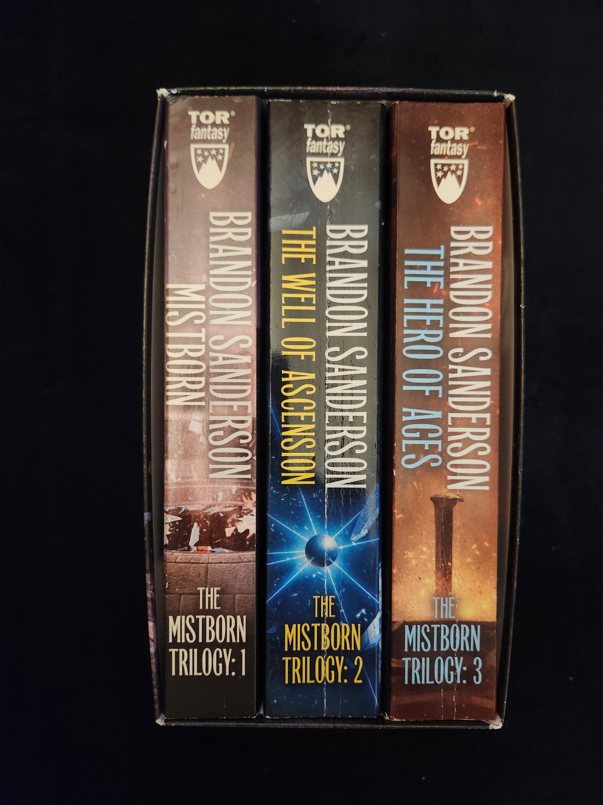 The Mistborn Trilogy by Brandon Sanderson Tor Fantasy Boxed Set 2019 Paperbacks