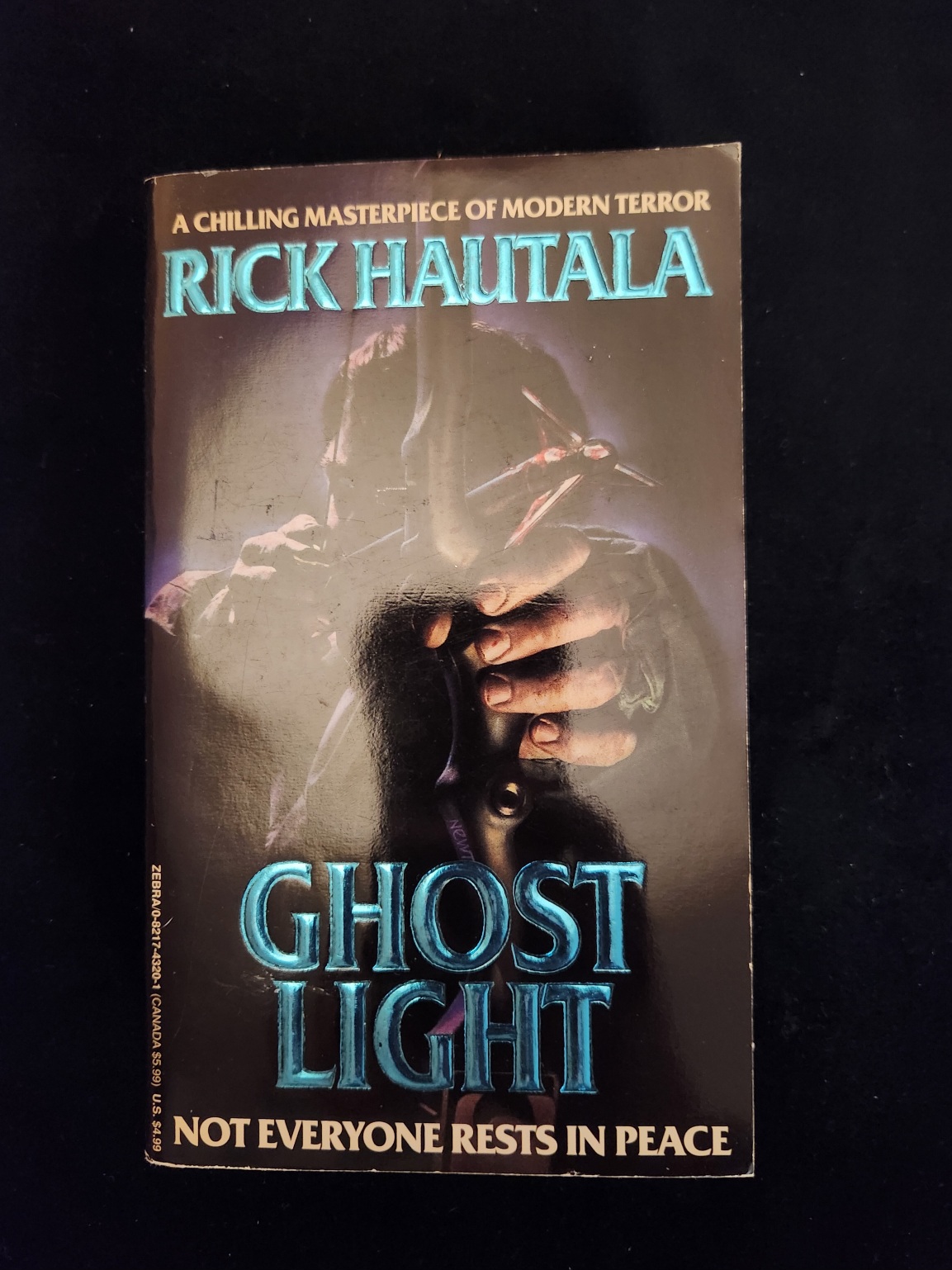 Ghost Light by Rick Hautala 1993 Zebra Horror Paperback