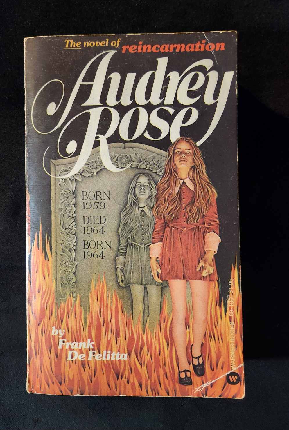 Audrey Rose by Frank De Felitta 1976 Warner Books Vintage Horror Paperback